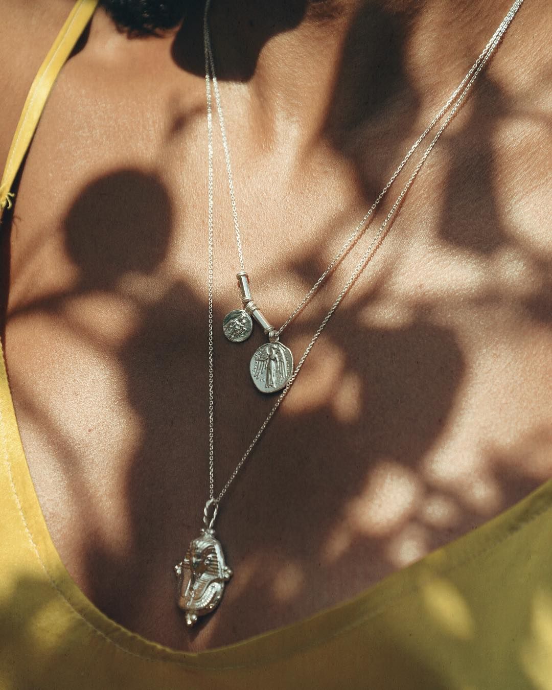 Angelus amulet silver