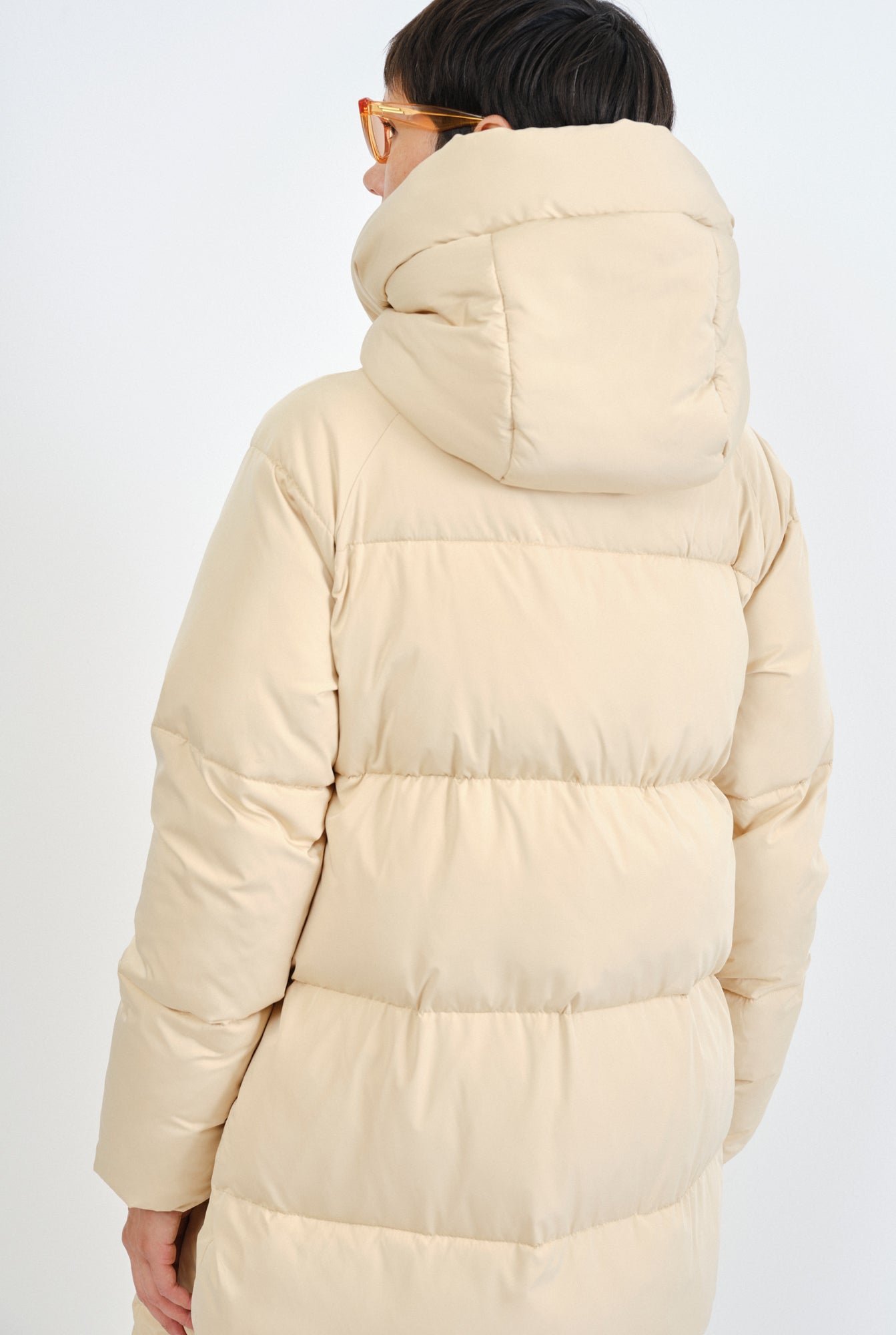 winter puffer coat Lourdes sand