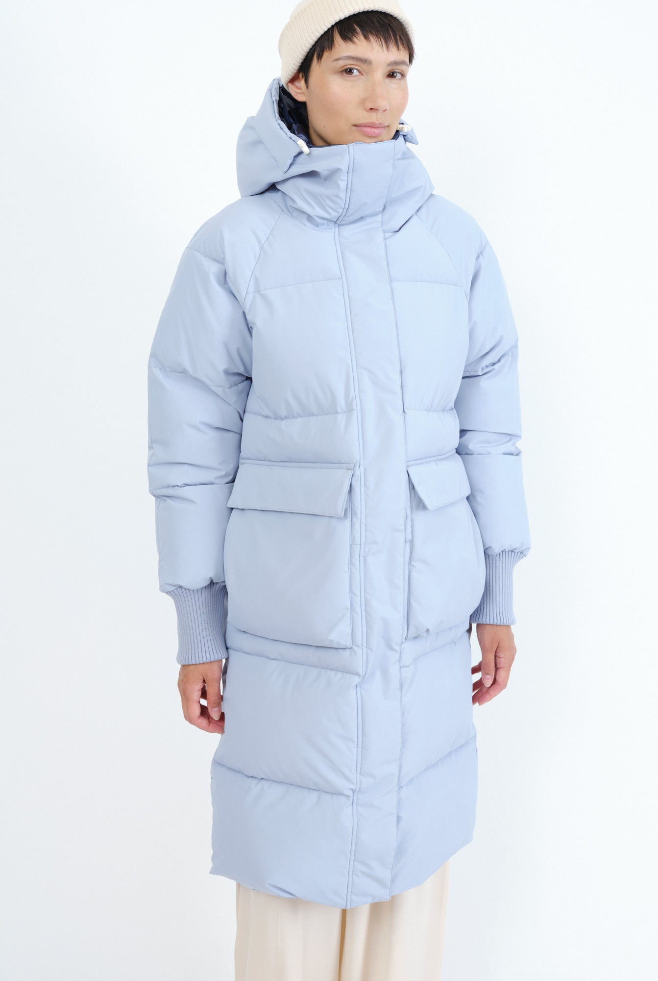 winter puffer coat Ry dusk