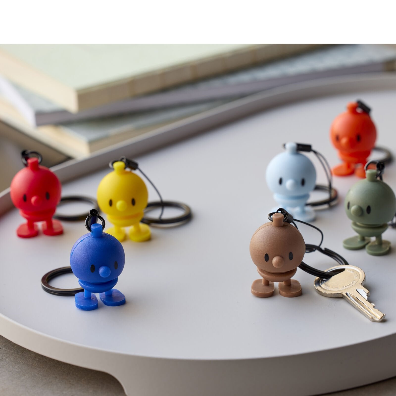 hoptimist keychain - red