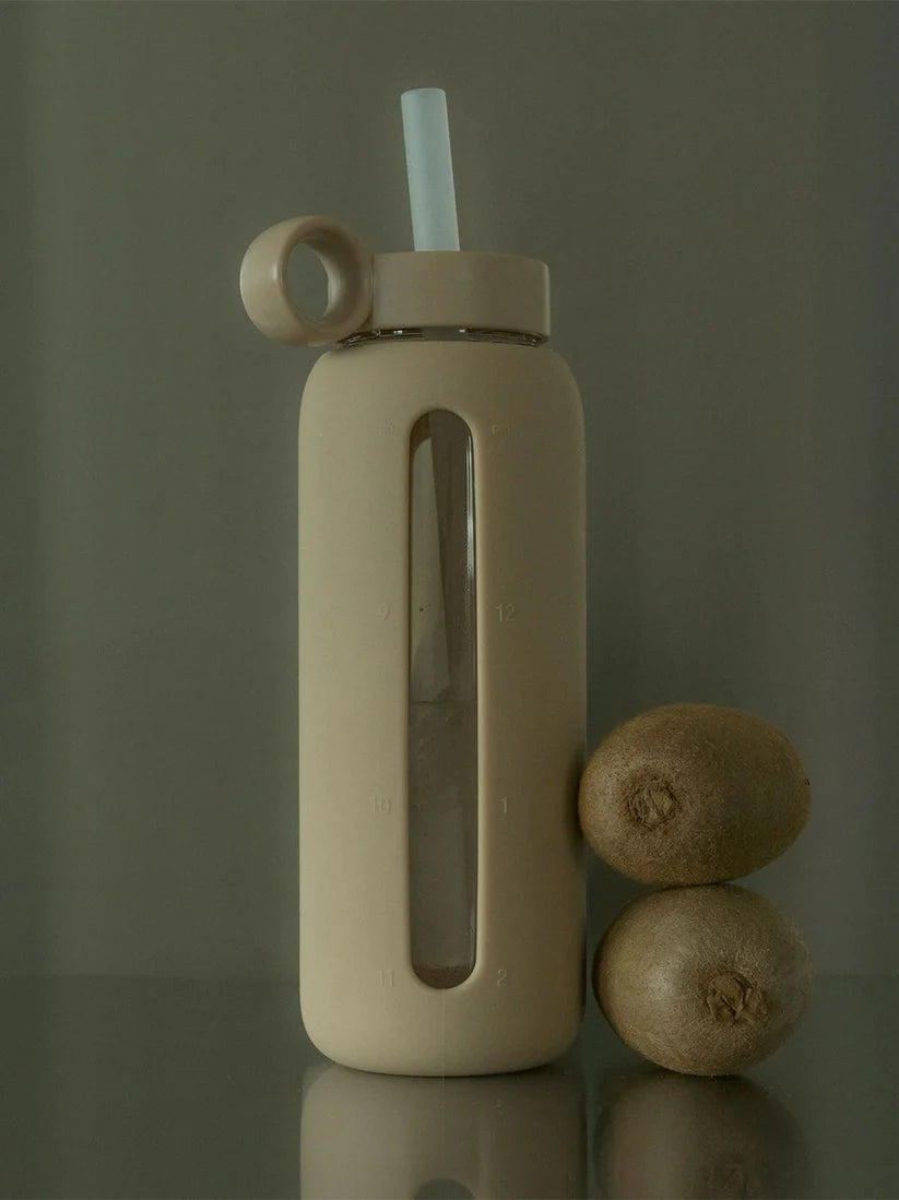 glass bottle day bottle - sand 600 ml