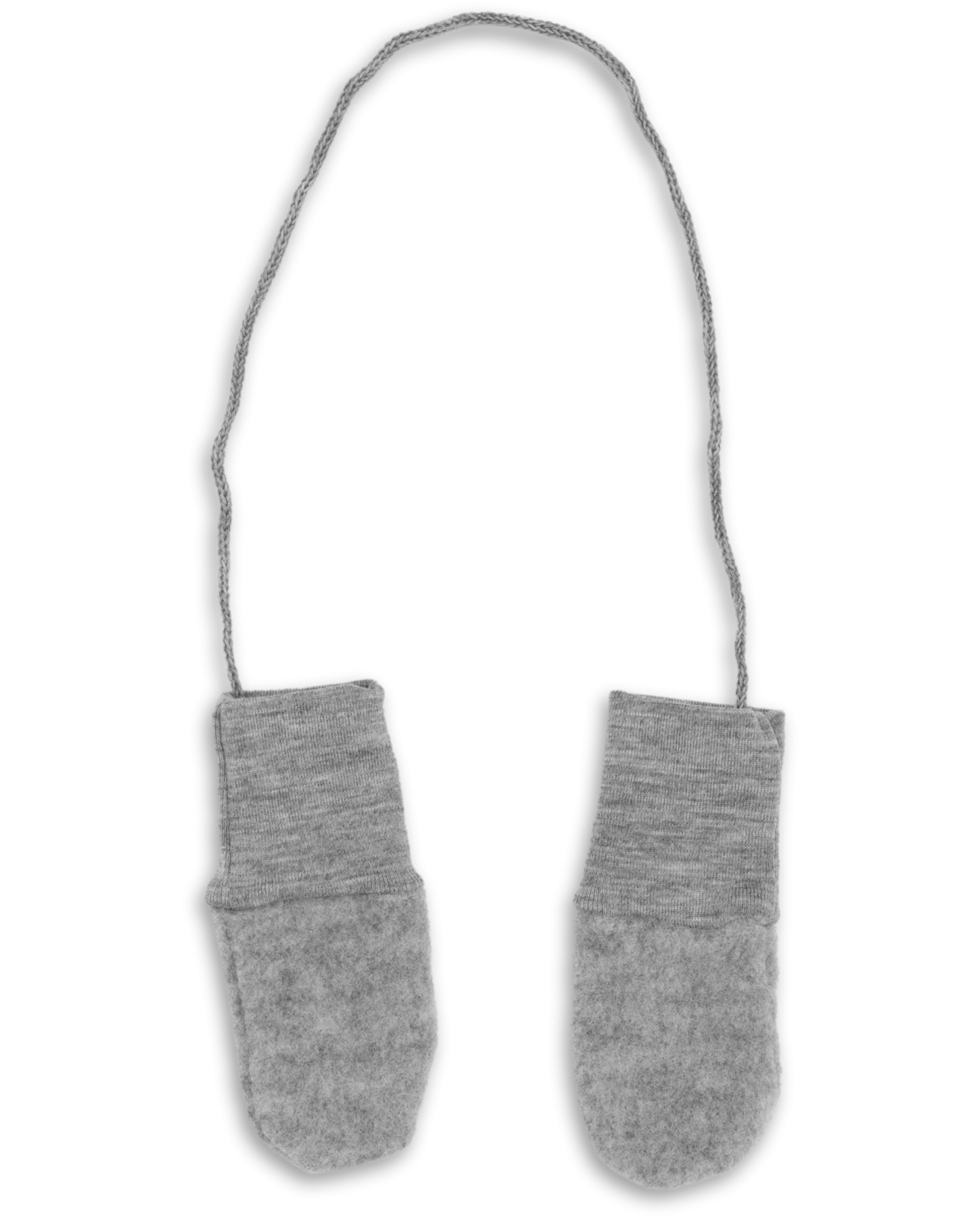 wool gloves - light grey
