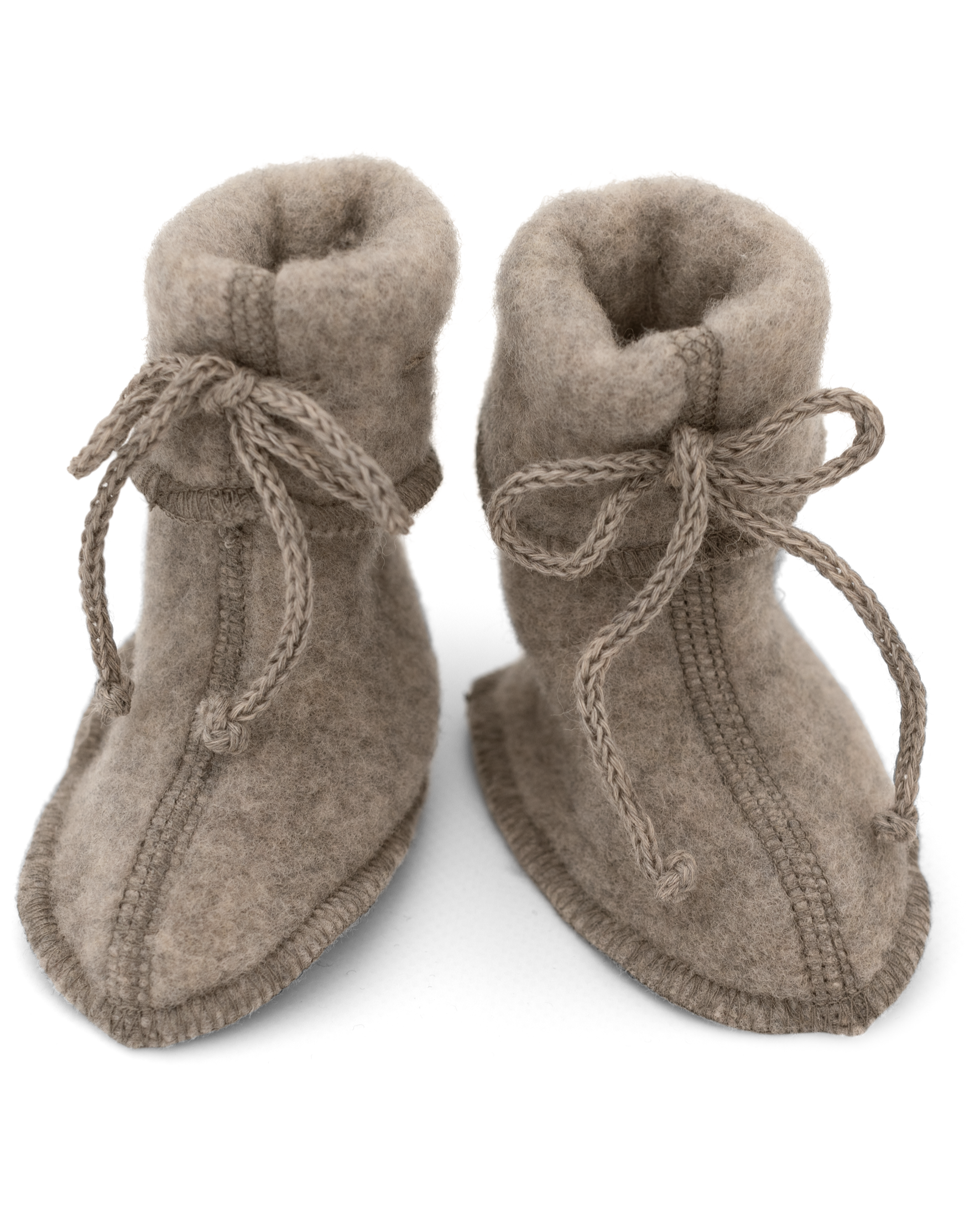 woolen boots walnut