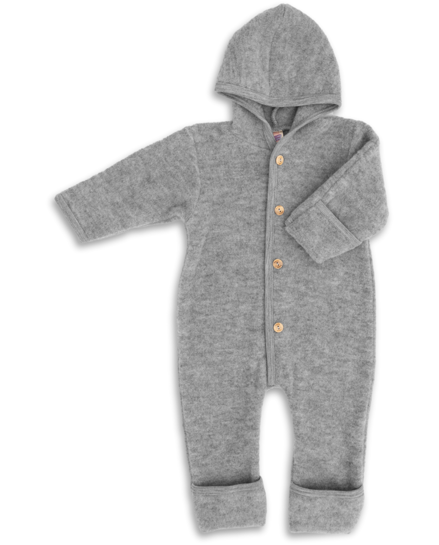 woolen overall light grey