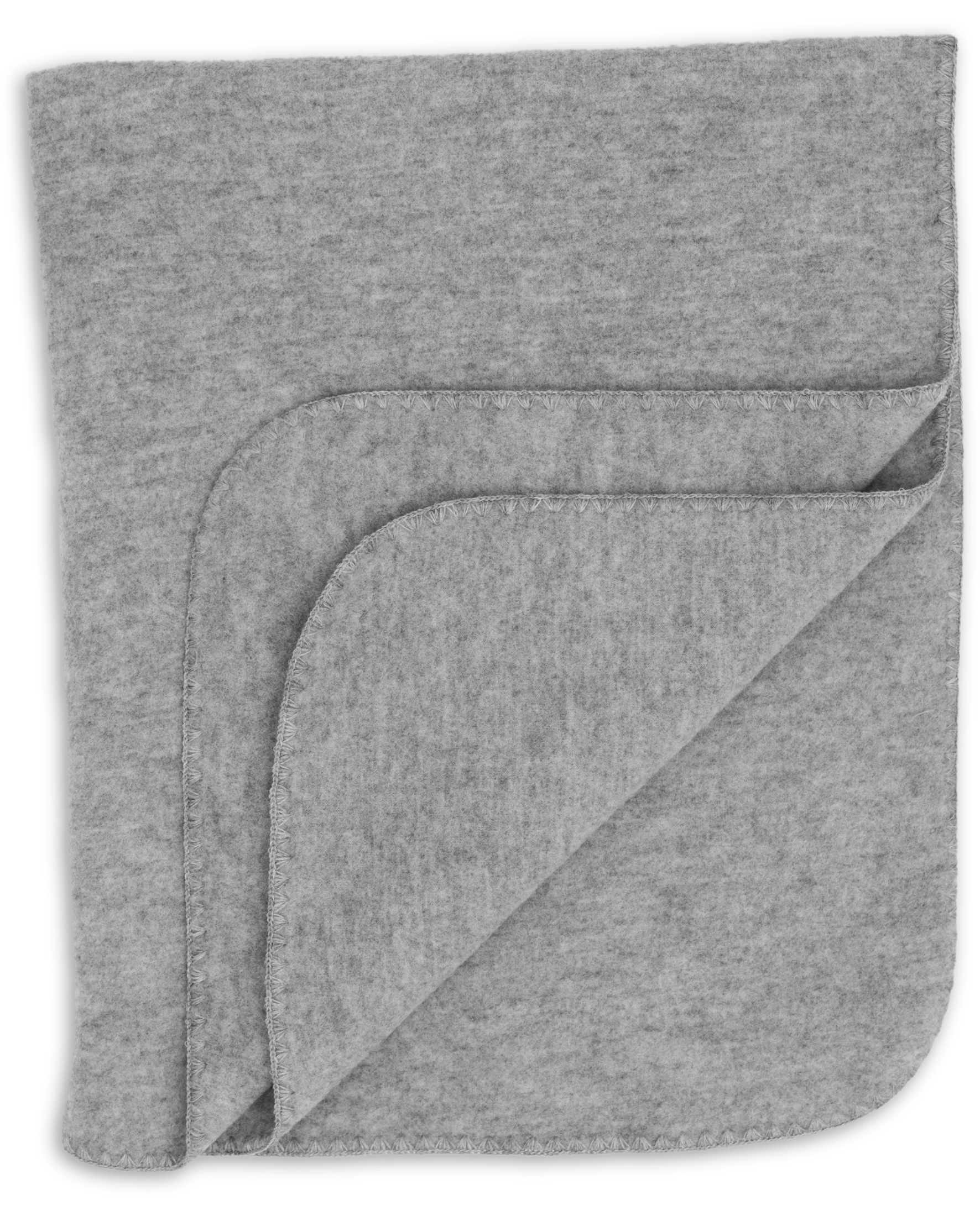 wool blanket - light grey