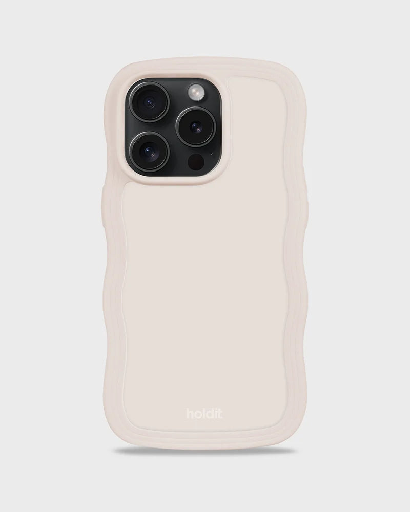 mobile phone cover Wavy light beige