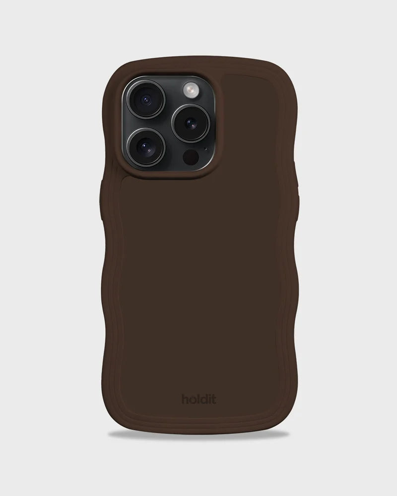 Wavy chocolate mobile phone cover