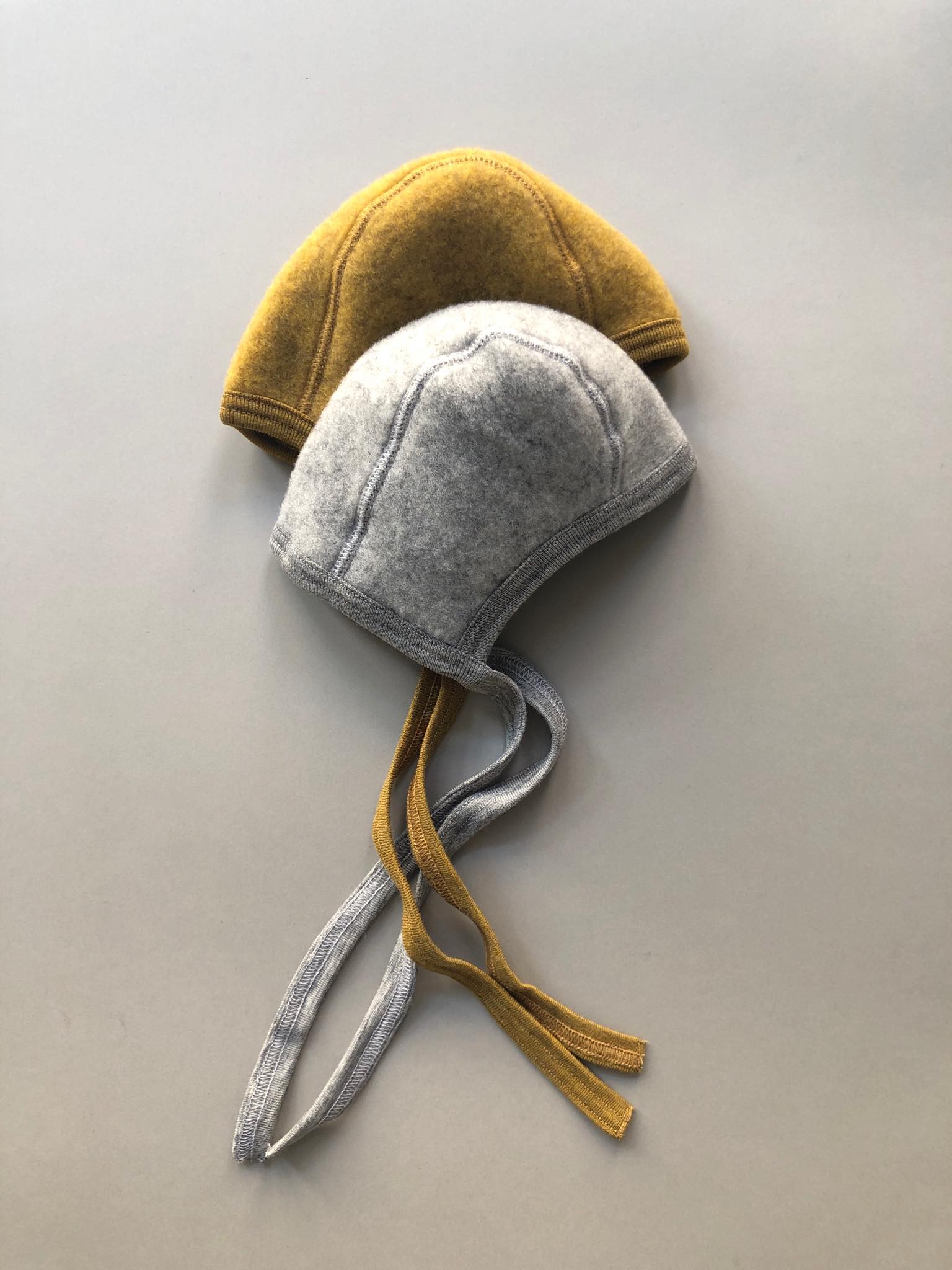 light grey wool hat