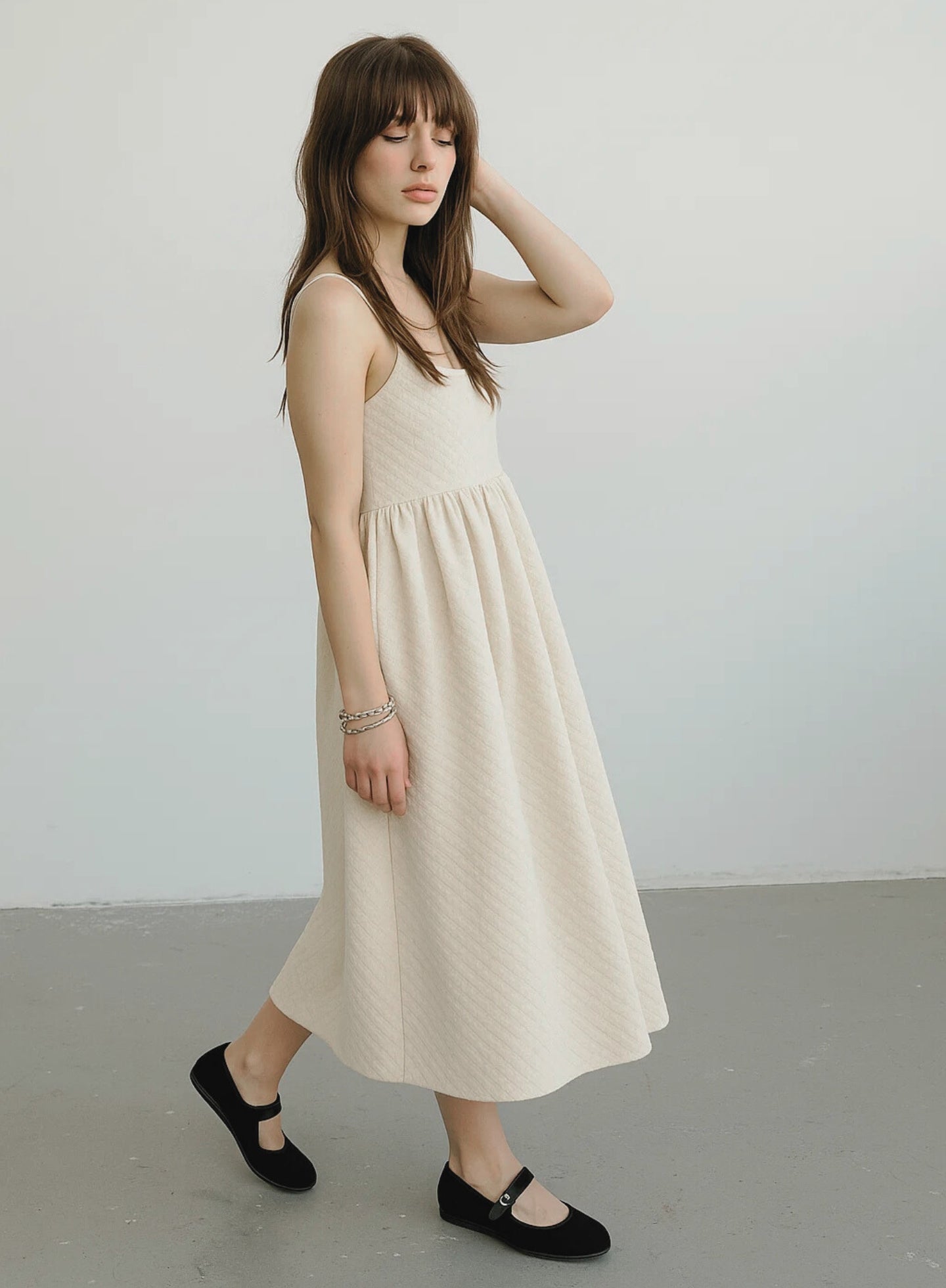 Anjou cream dress