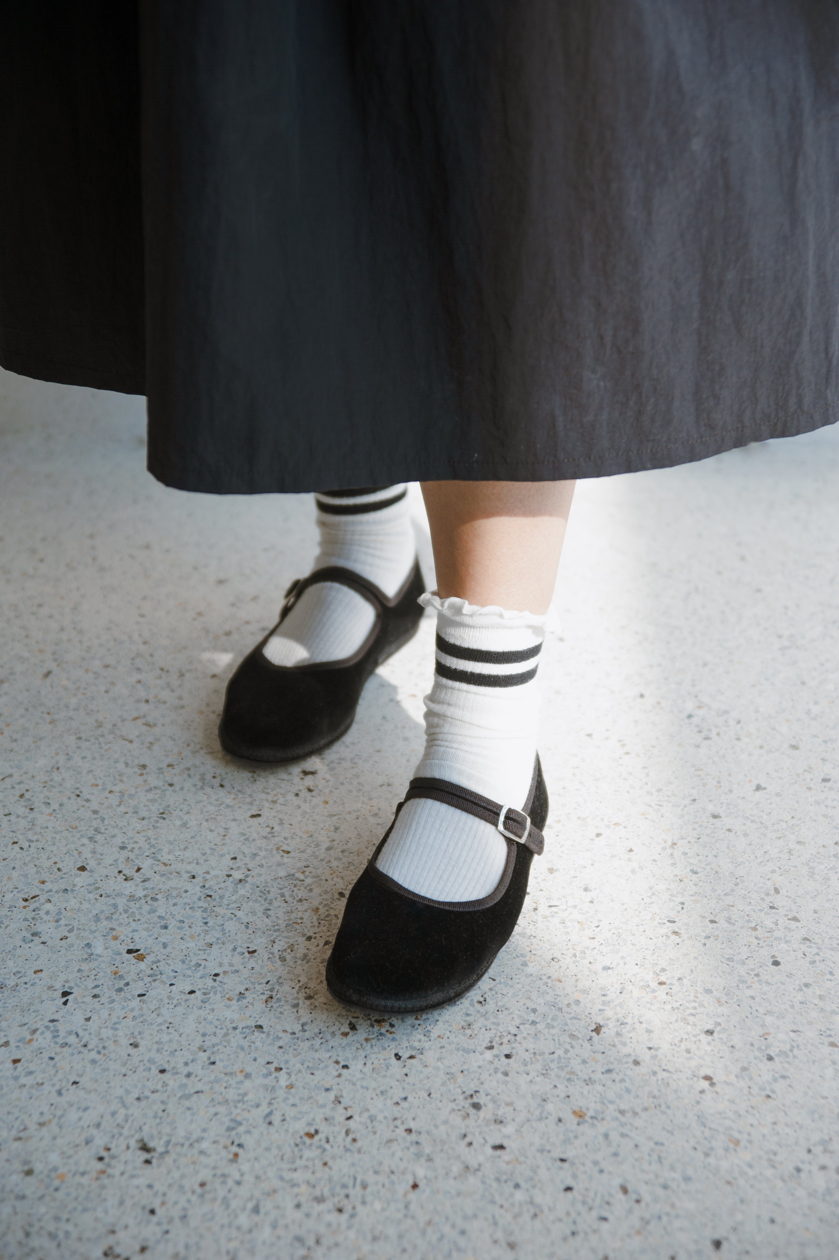 Boheme black ballerinas