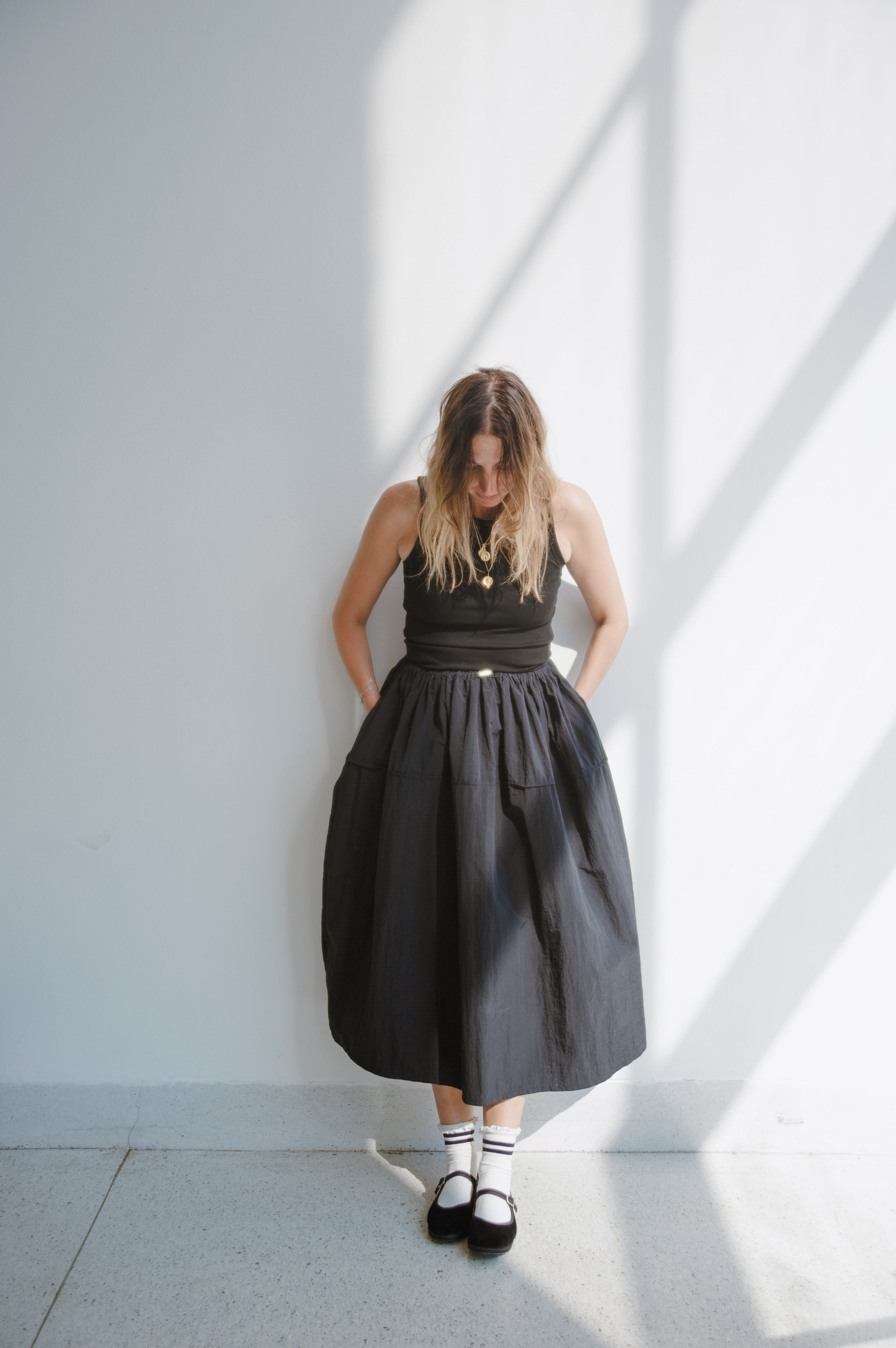 Boheme black ballerinas