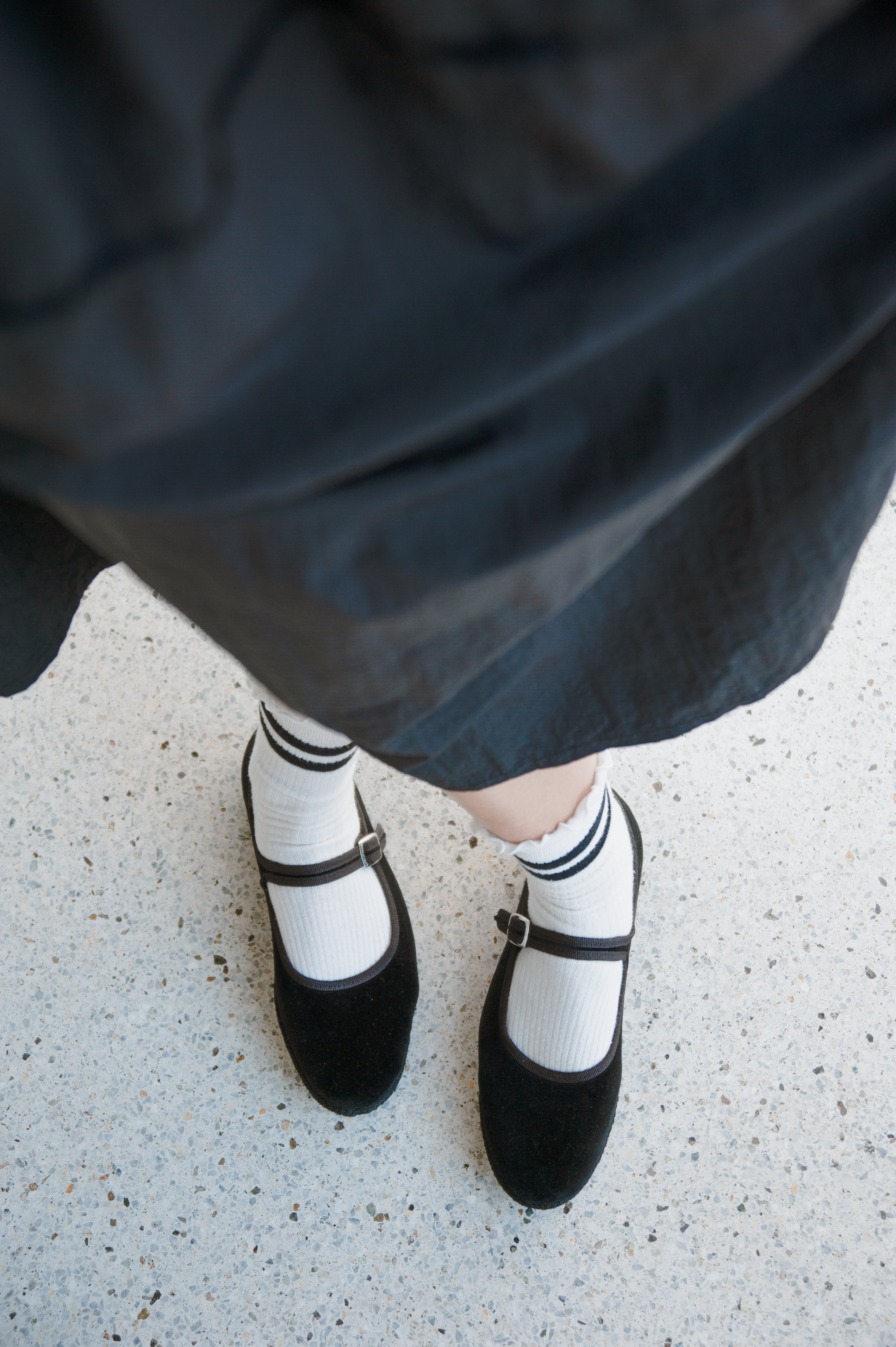 Boheme black ballerinas