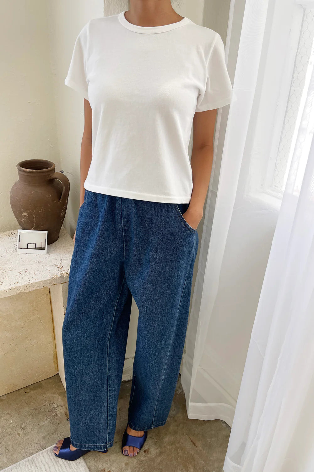 Arc blue denim pants