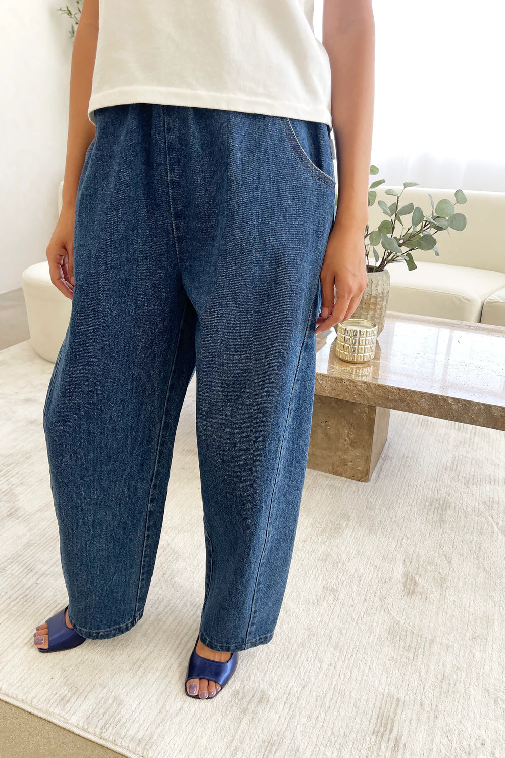 Arc blue denim pants