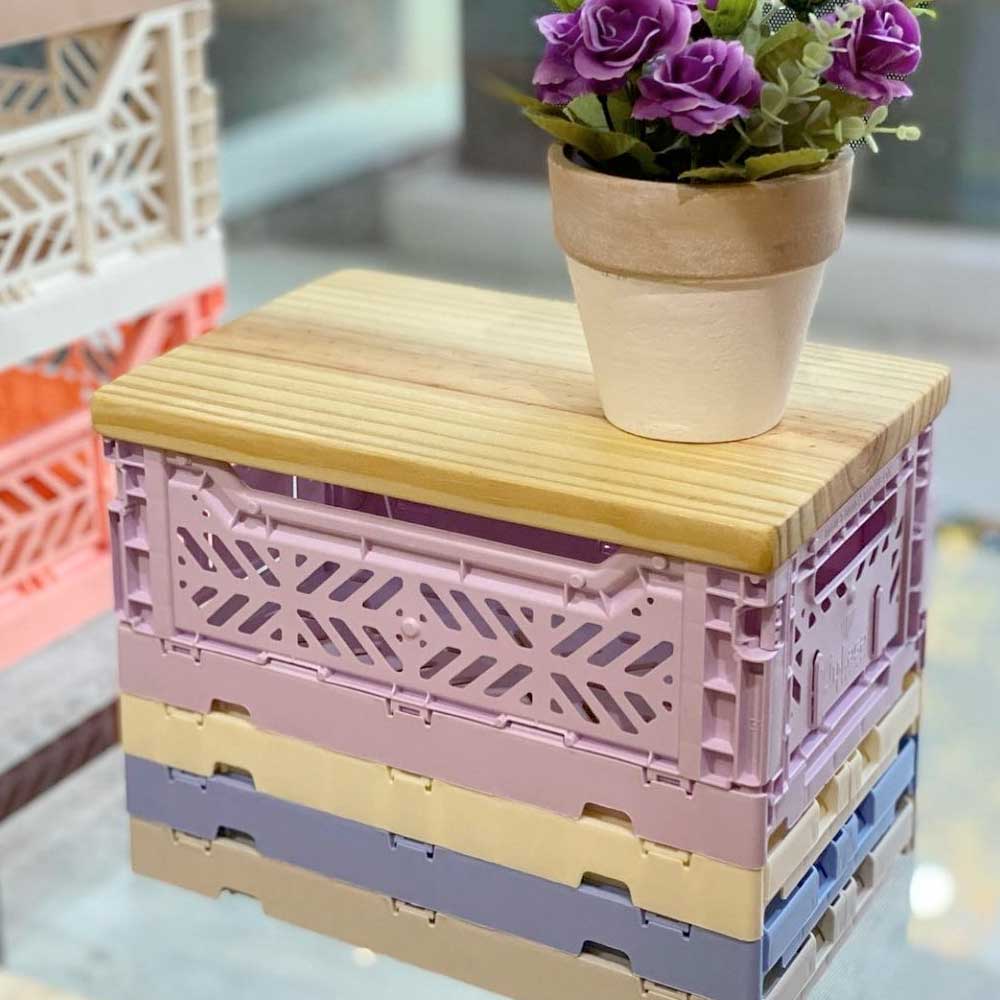 mini cherry blossom stackable storage box