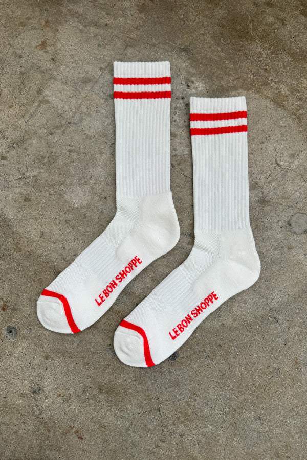 Boyfriend extended socks - Clean White