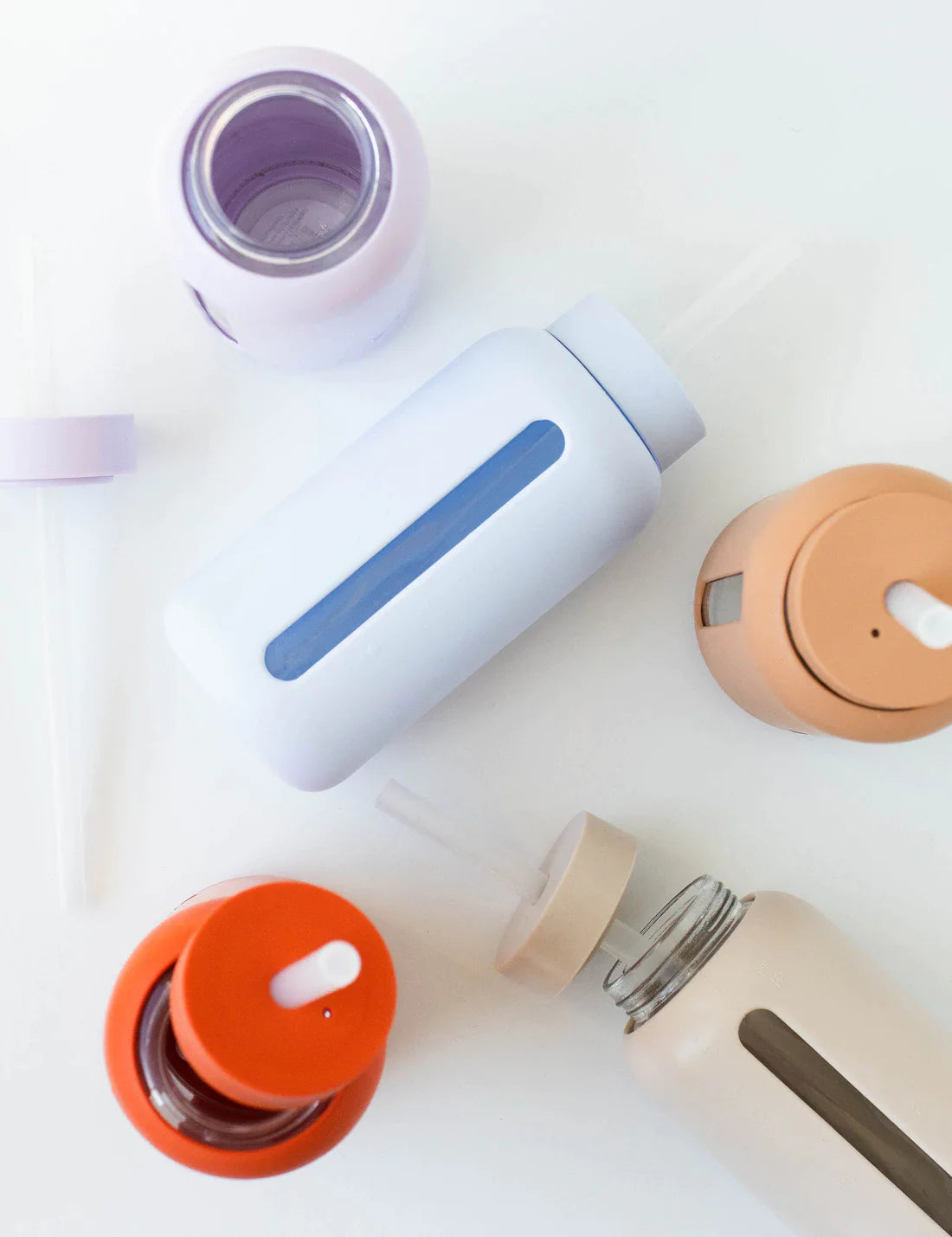 straw for day bottle 800 ml - various colors