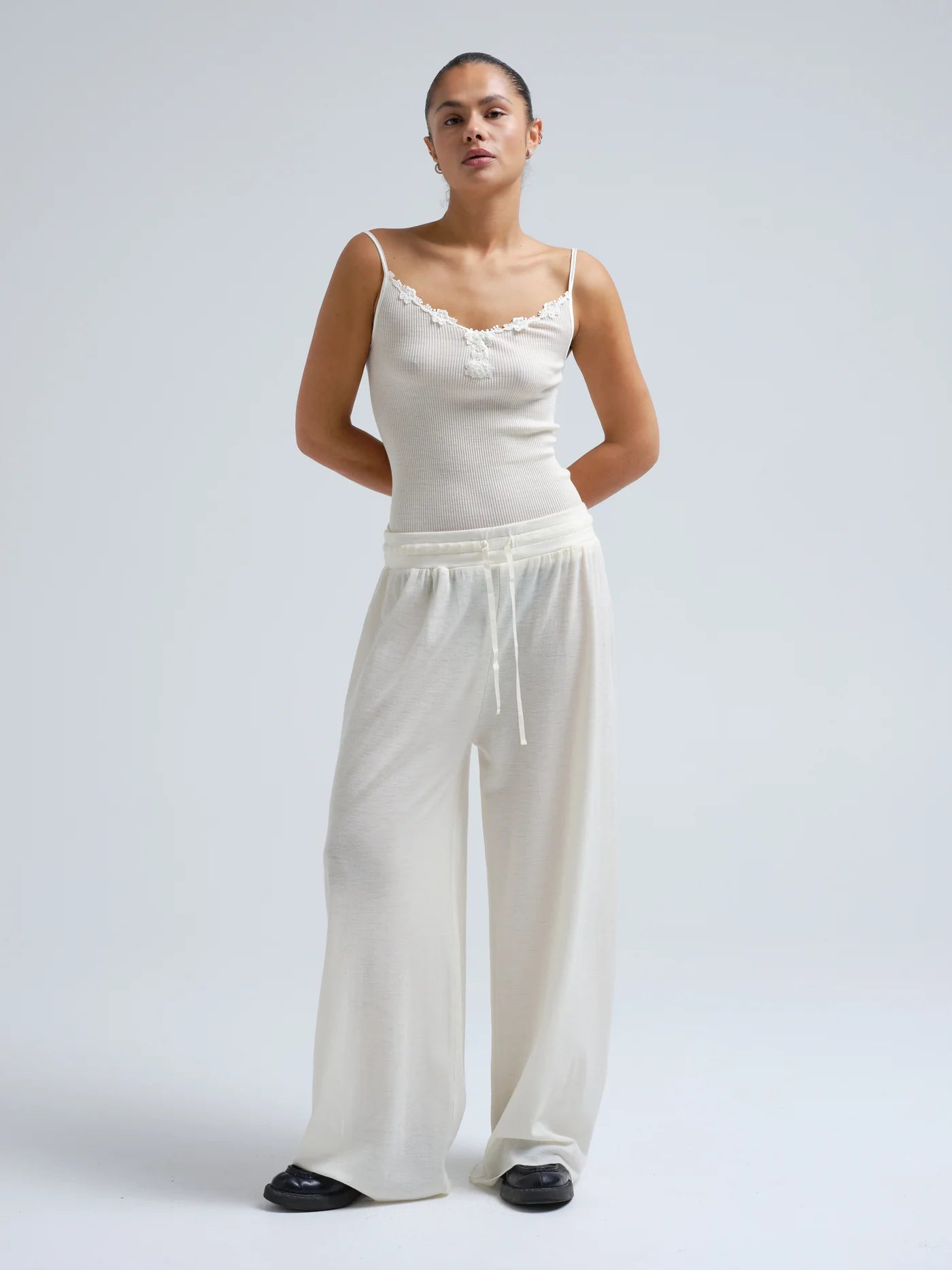 Barbera off-white pants