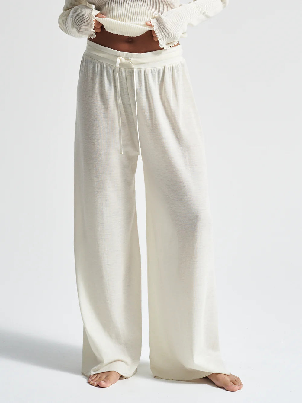 Barbera off-white pants