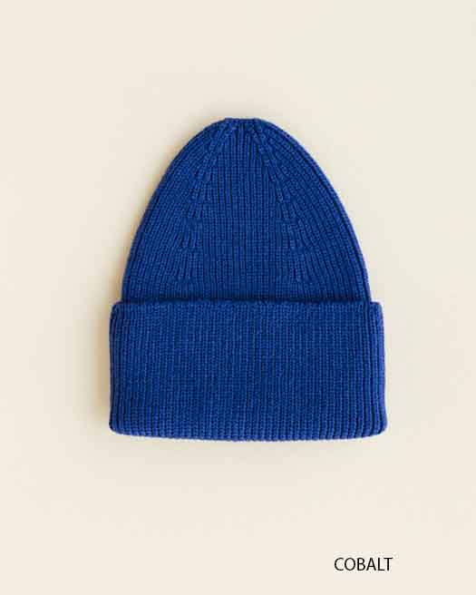 beanie Fonzie kids cobalt blue