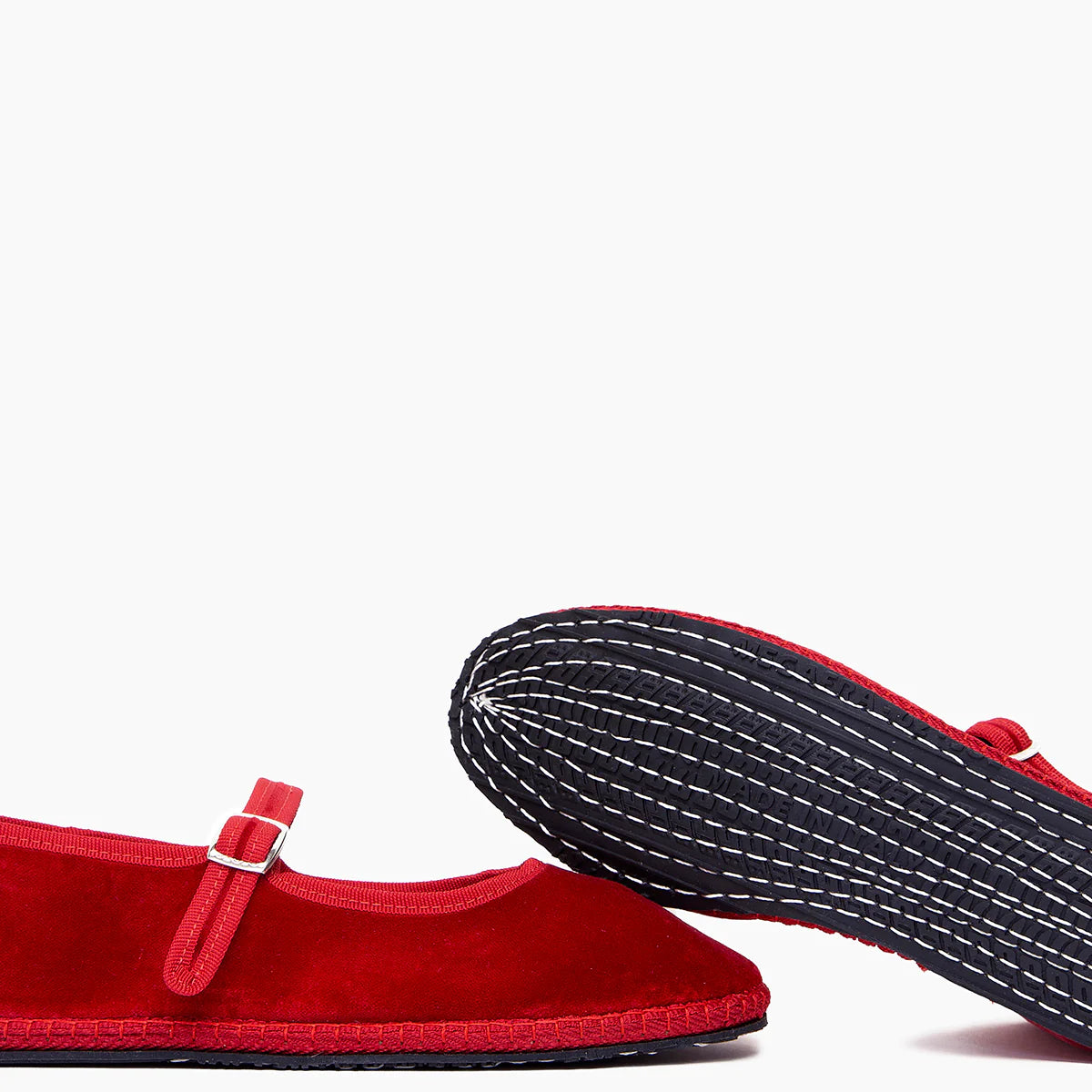 Boheme red ballerinas