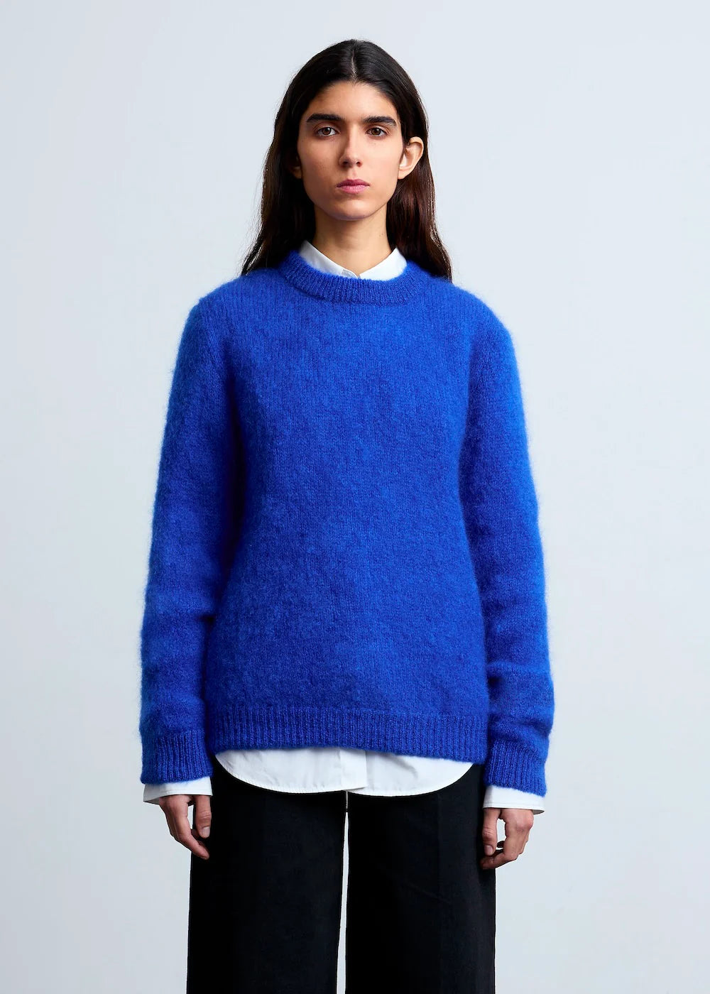 svetr z mohéru Sasha electric blue - unisex