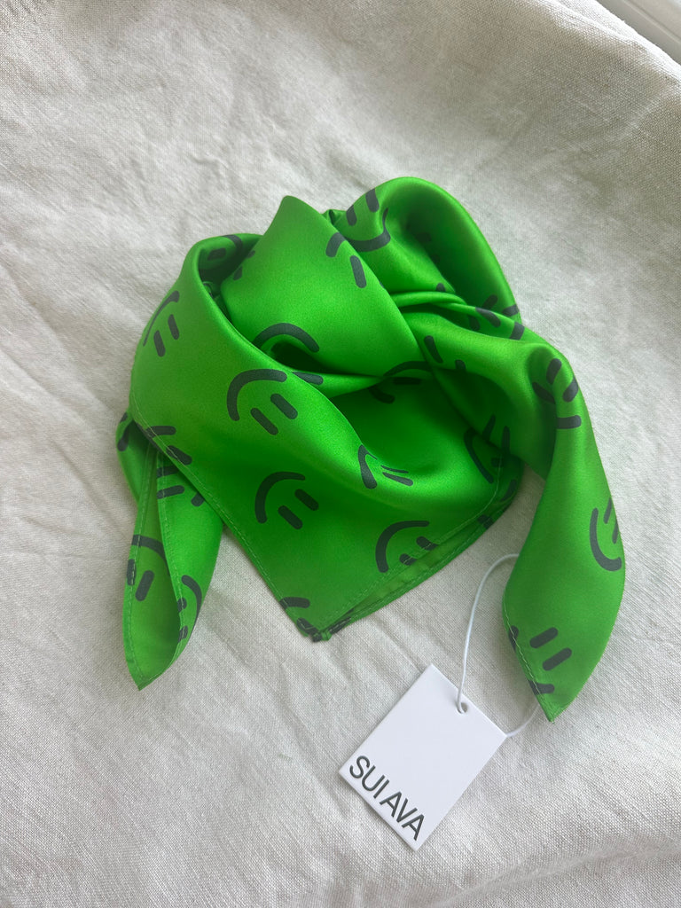 silk scarf hapiness