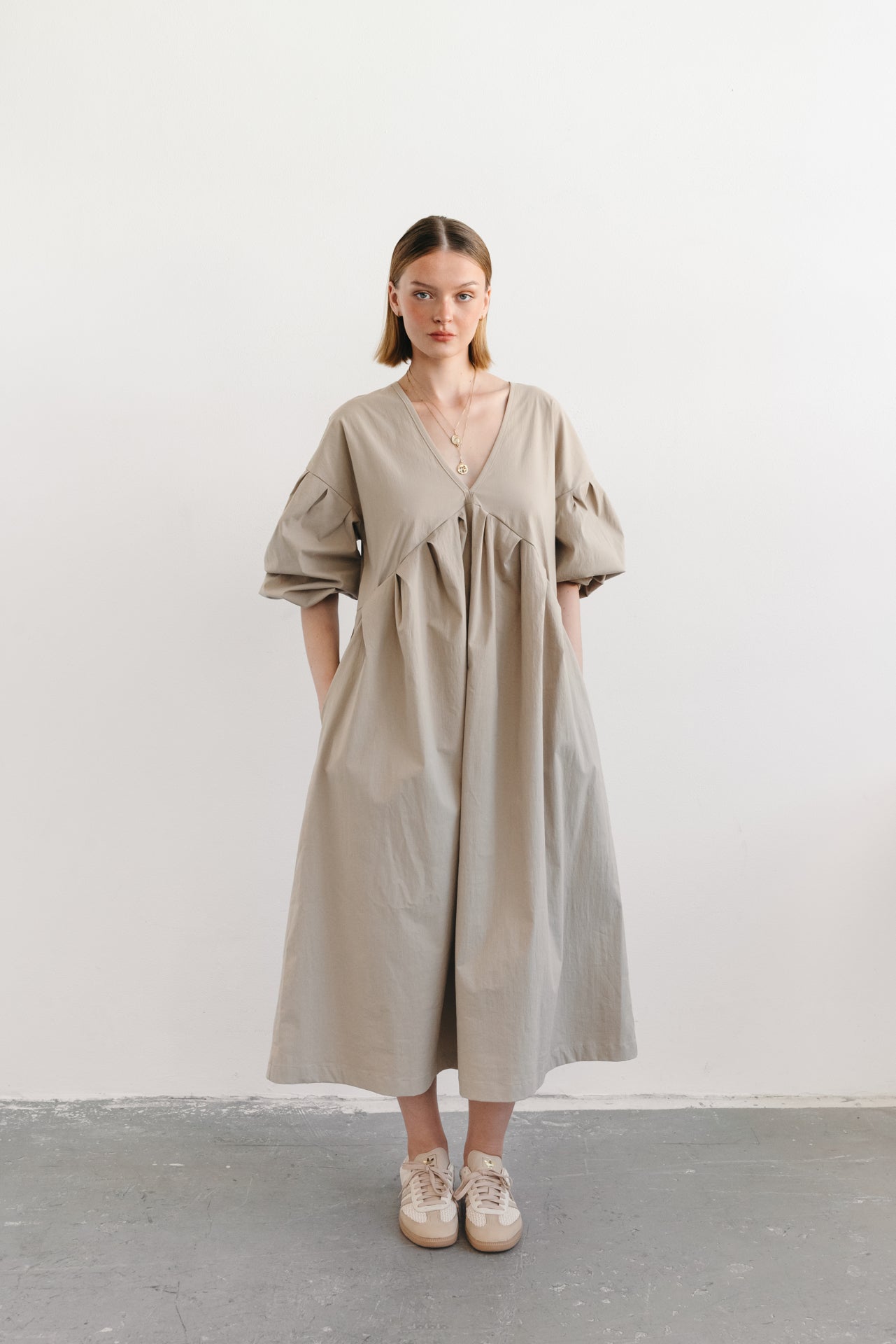 Alex beige dress