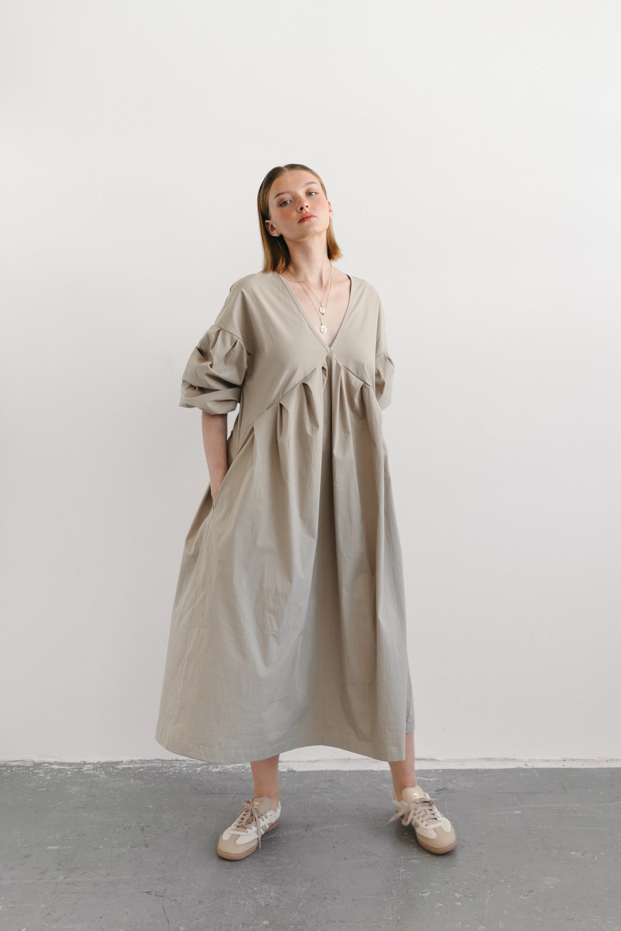 Alex beige dress