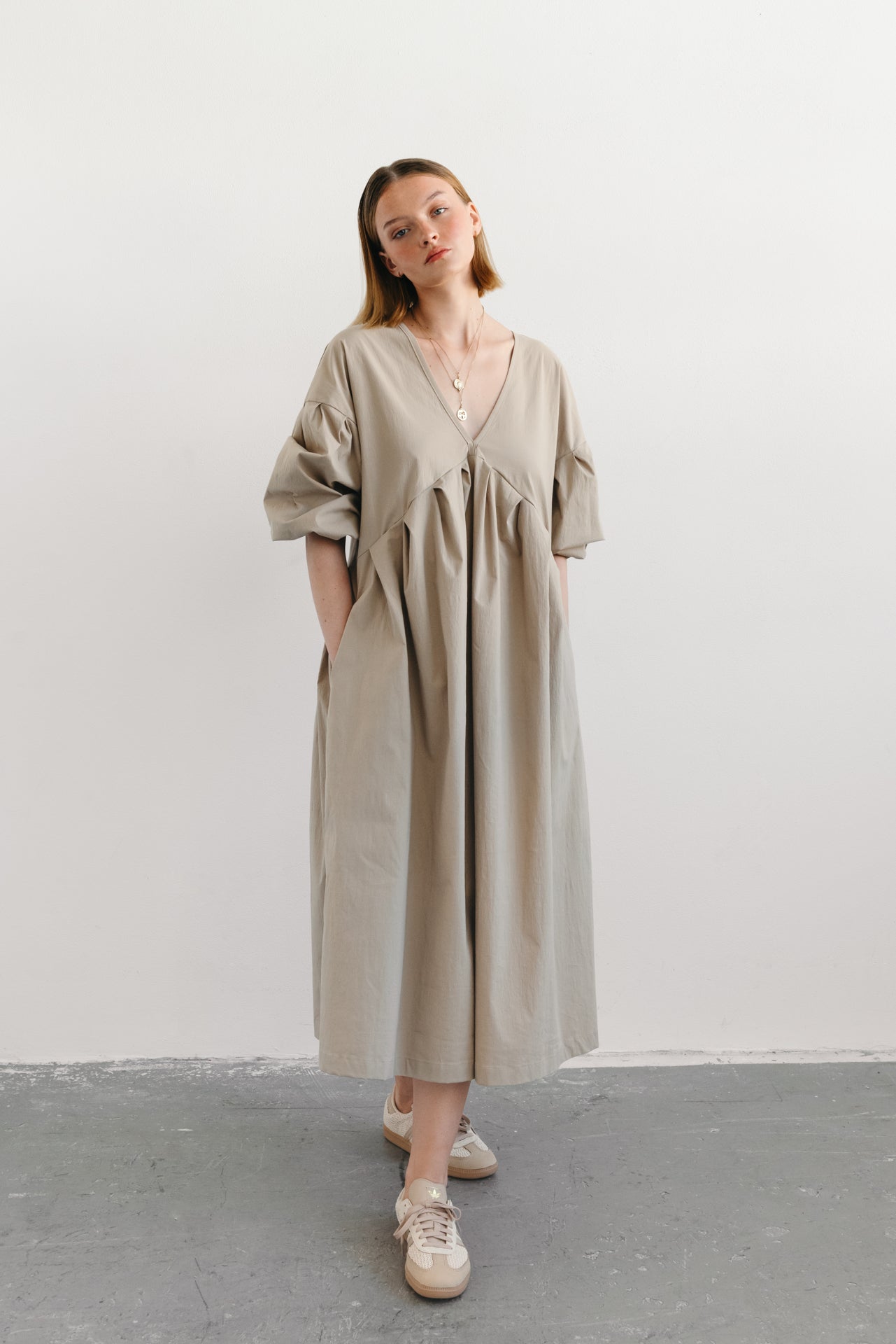 Alex beige dress
