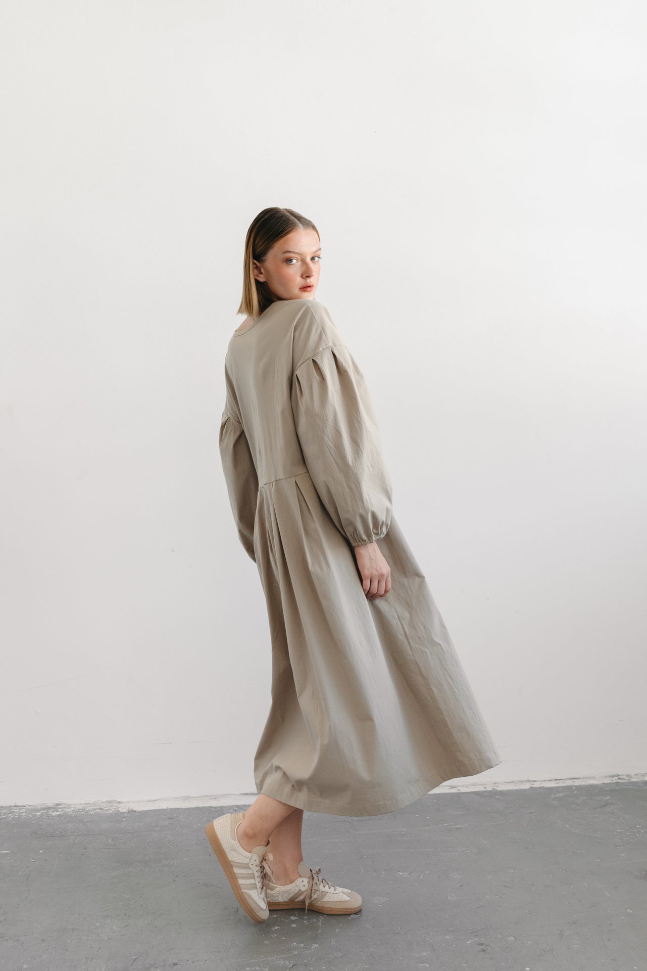 Alex beige dress