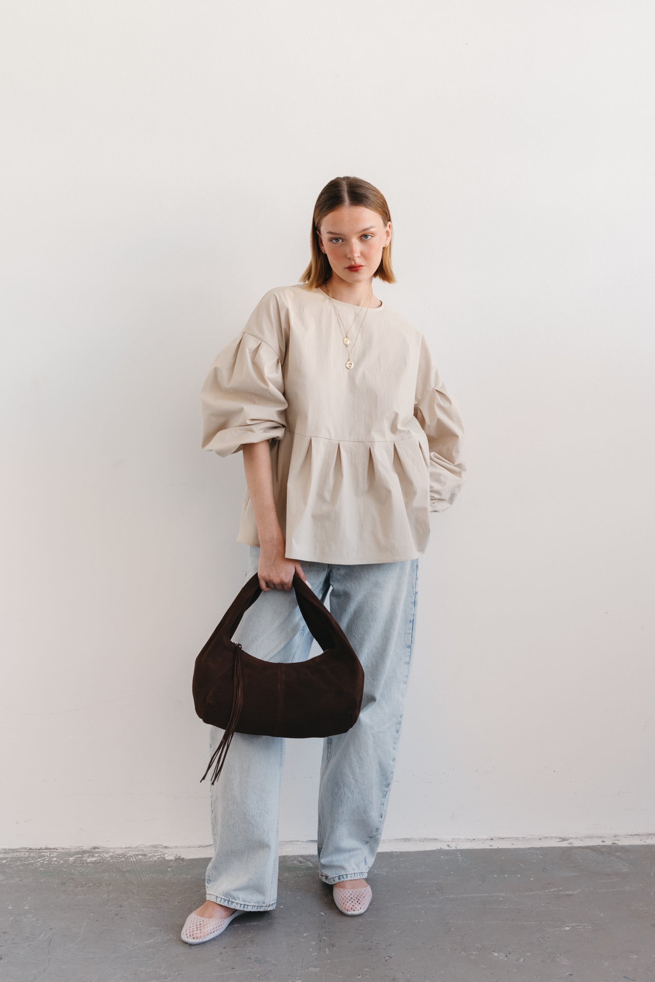 Peppa beige top