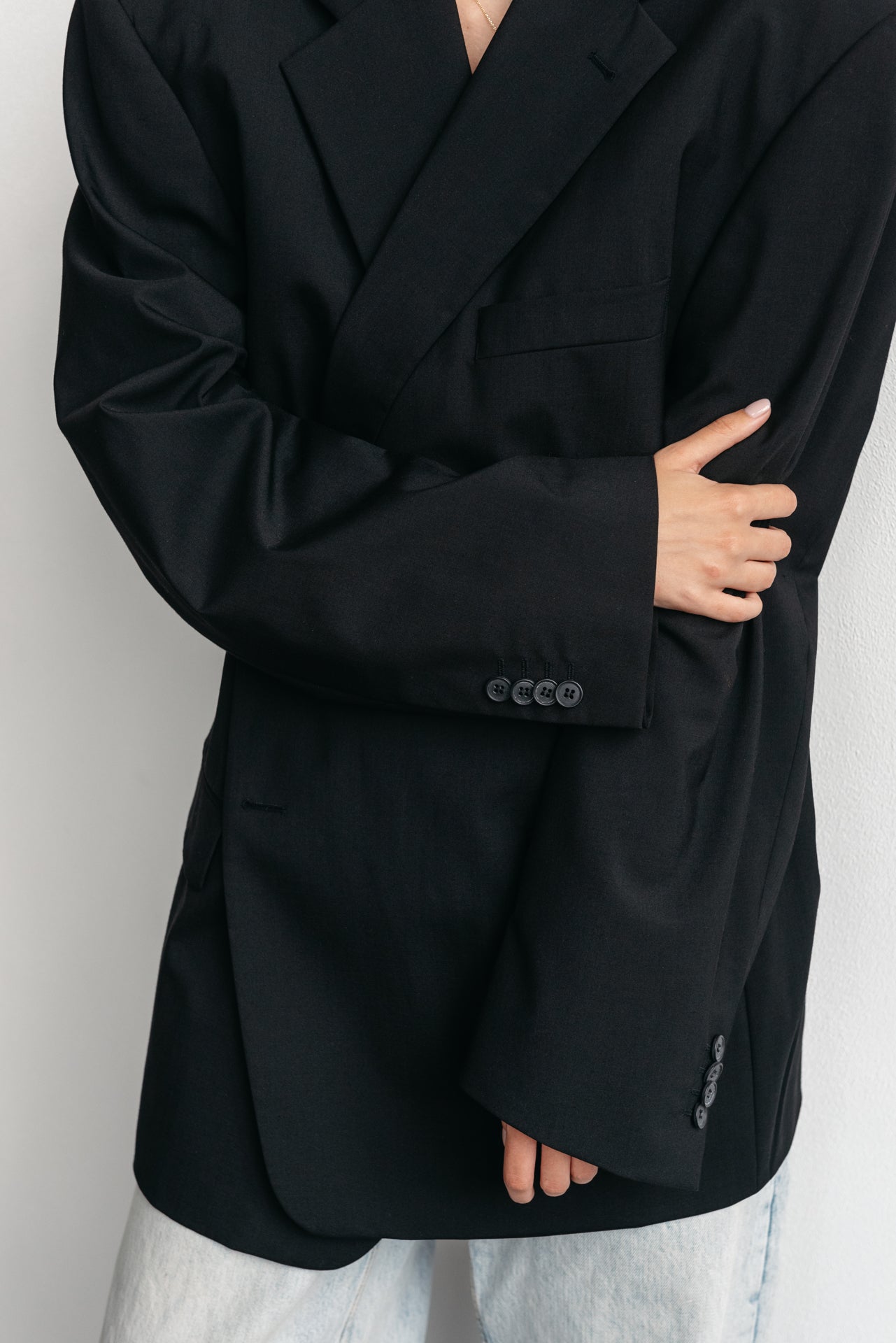 vintage sako maxi černé no. 07