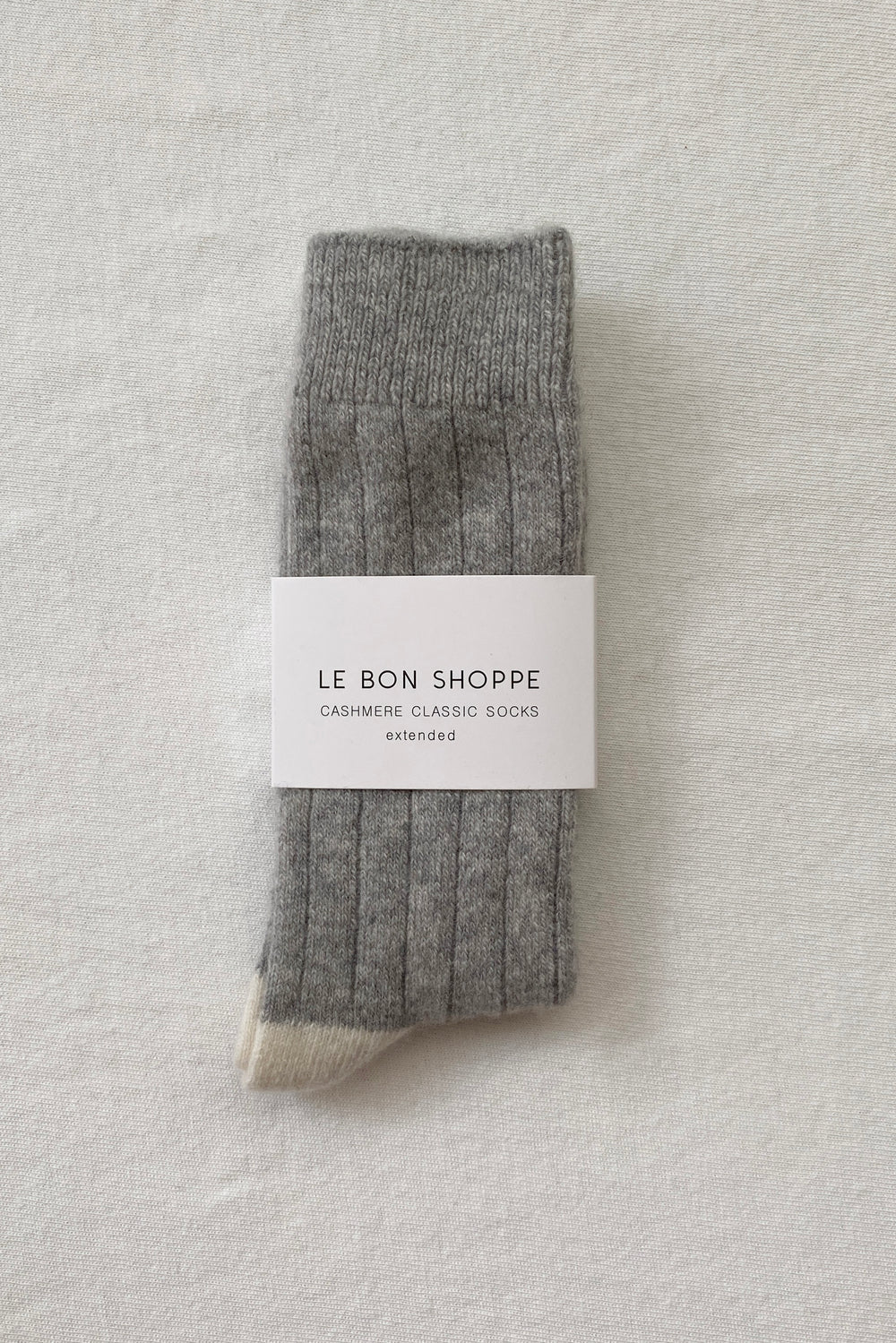 socks Classic Cashmere gray melange extended