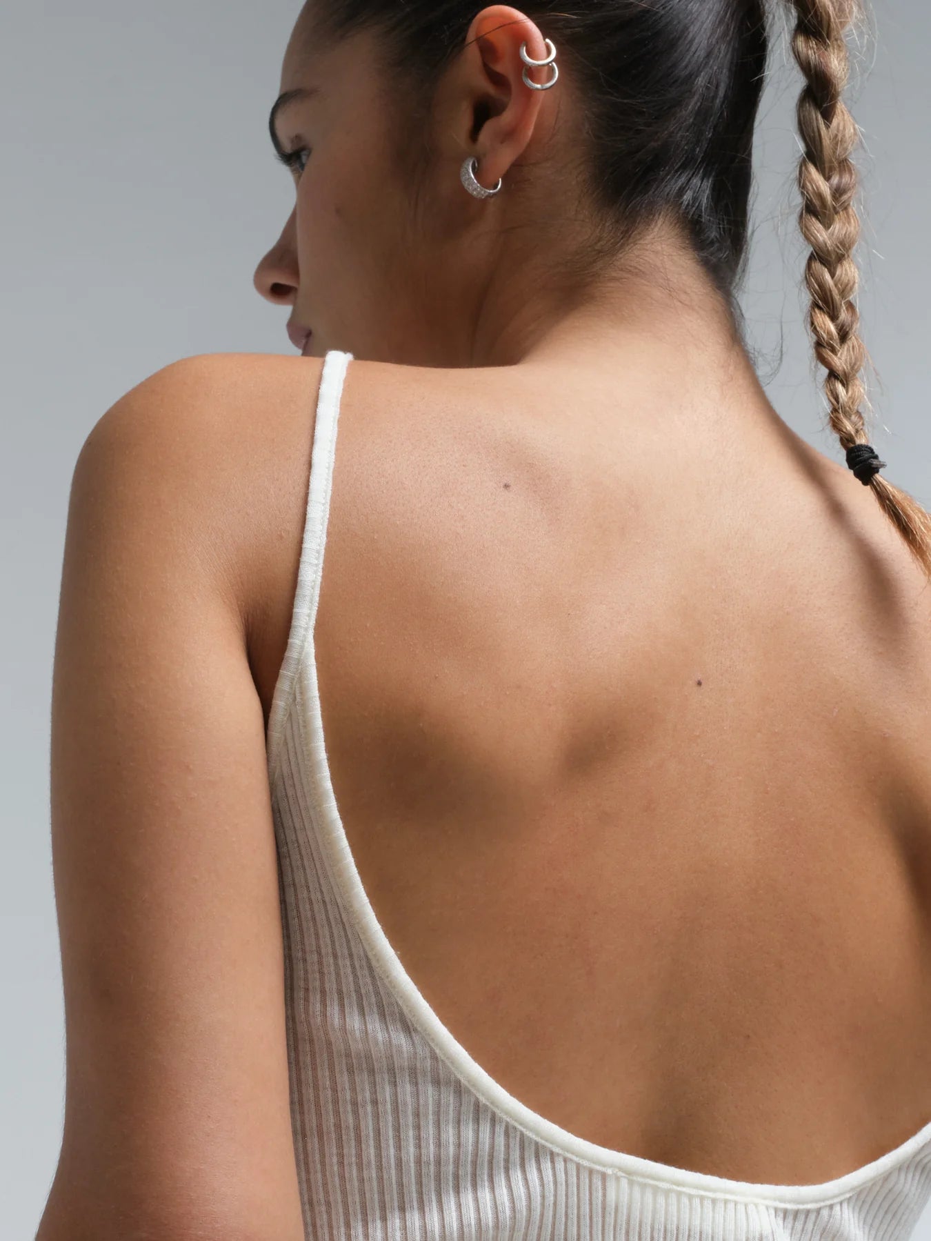 Fresco off white tank top