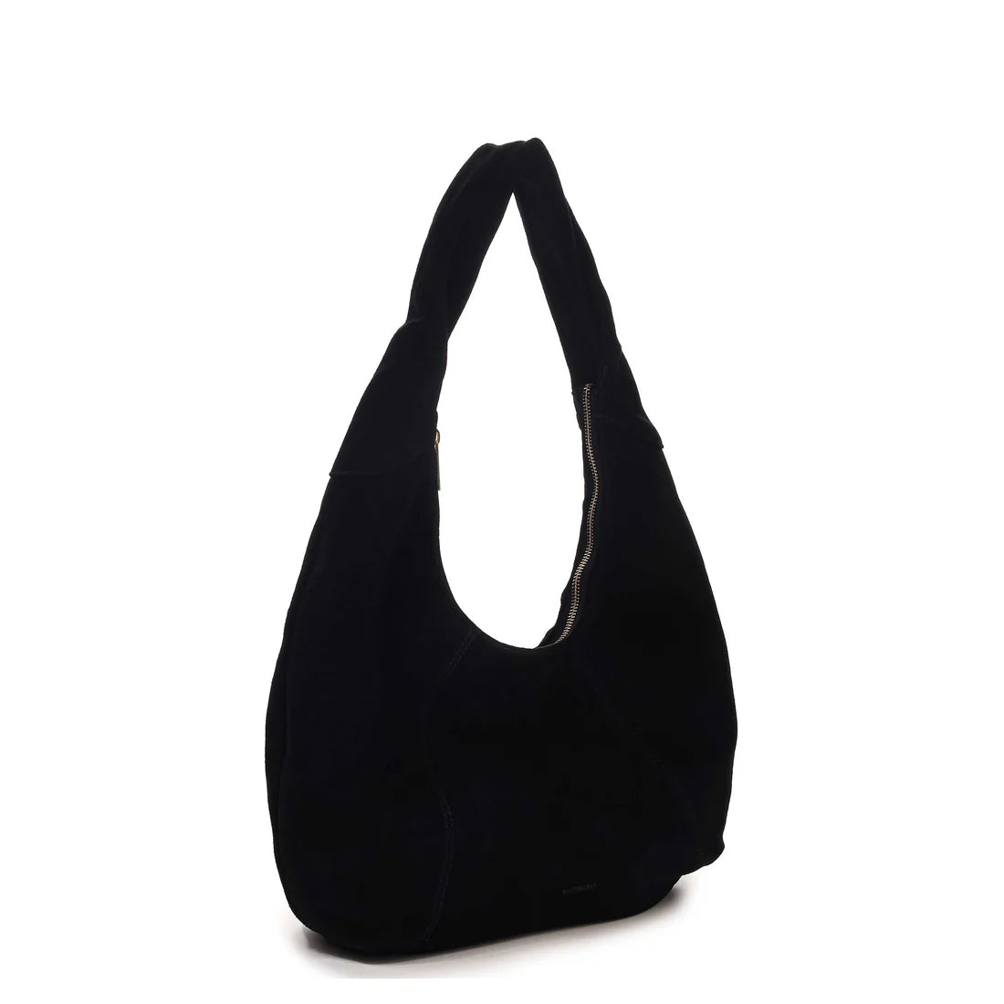 Gabi suede black handbag