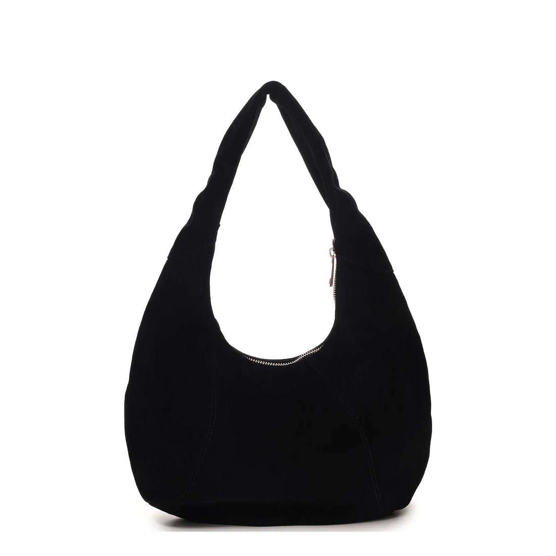 Gabi suede black handbag
