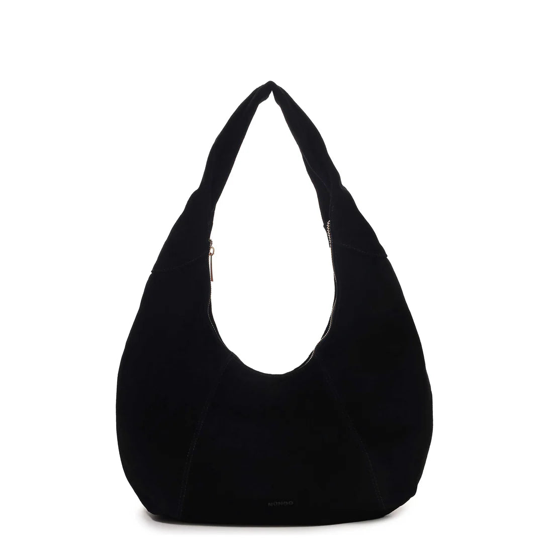 Gabi suede black handbag