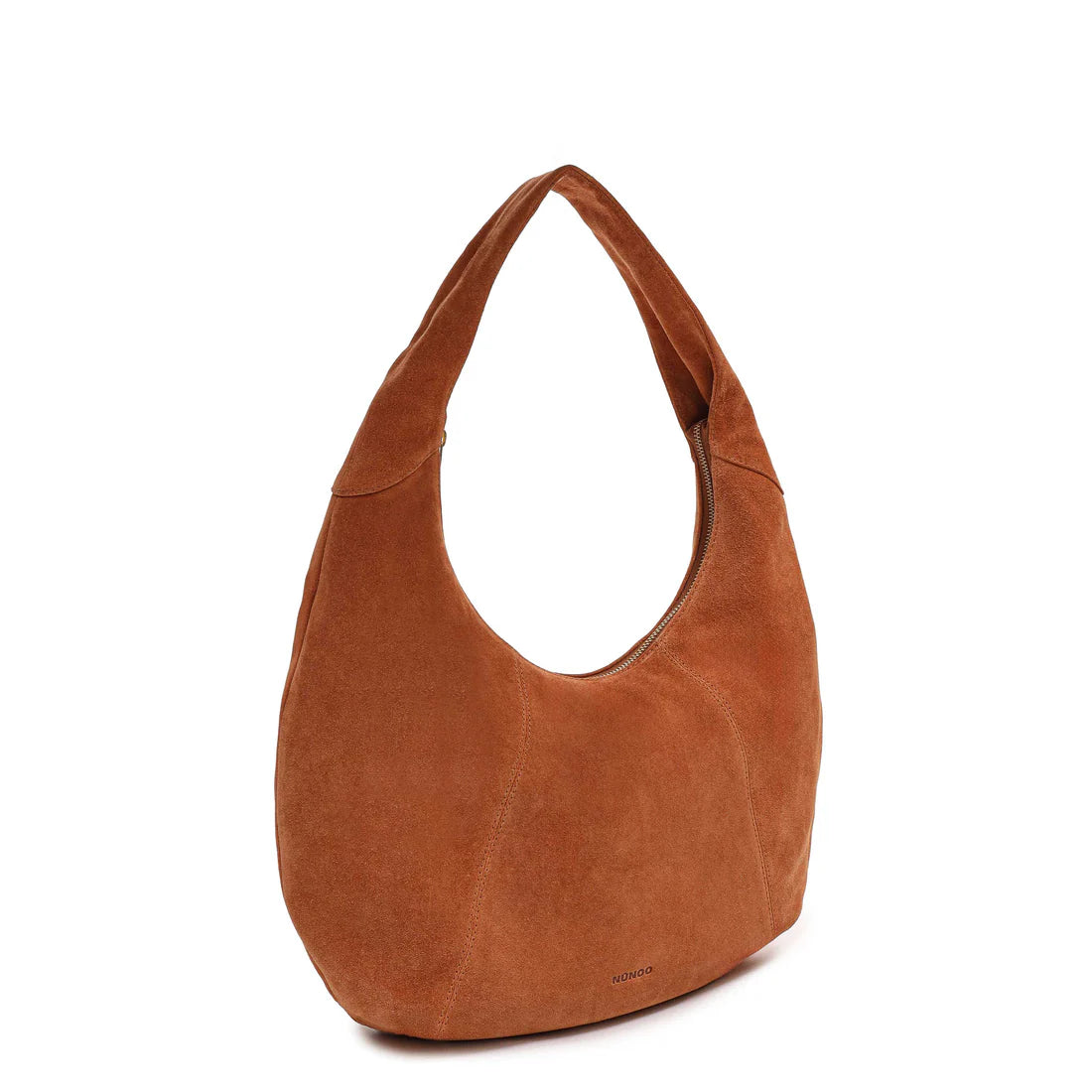 Gabi suede toffee handbag