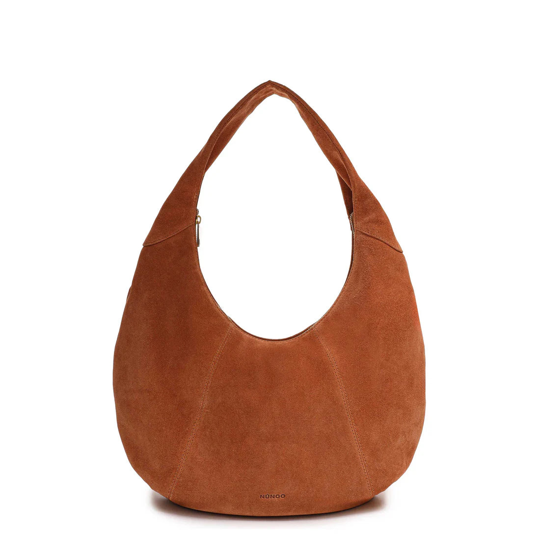 Gabi suede toffee handbag