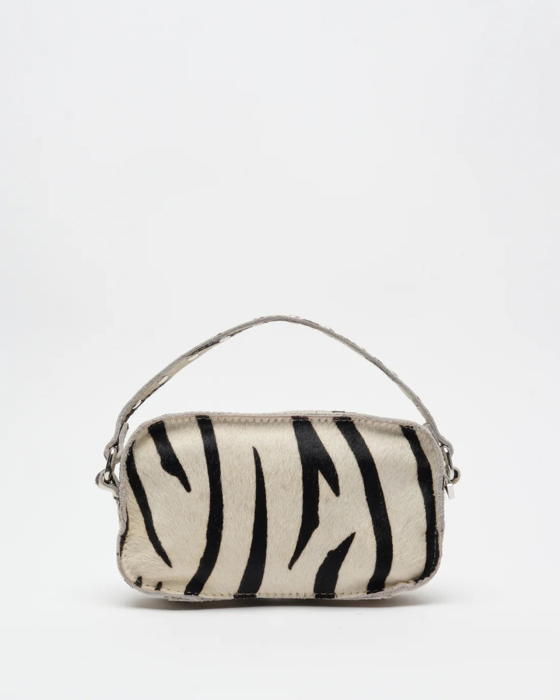 Helena brown striped handbag