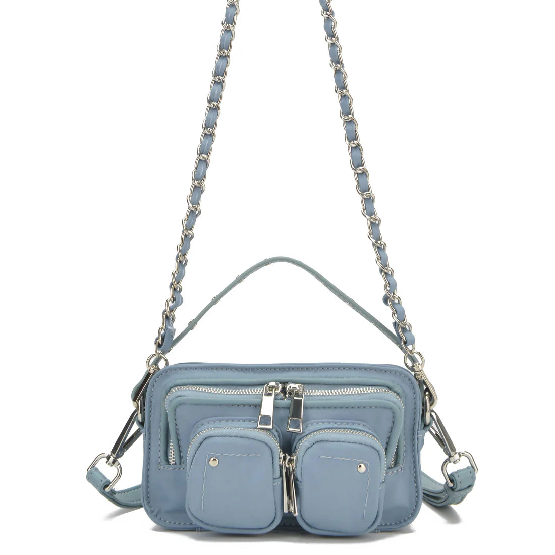 Handbag Helena Chain recycled nylon dusky blue