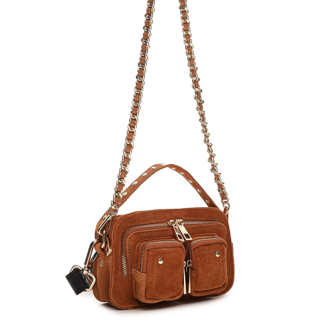 Helena chain handbag Suede Toffee