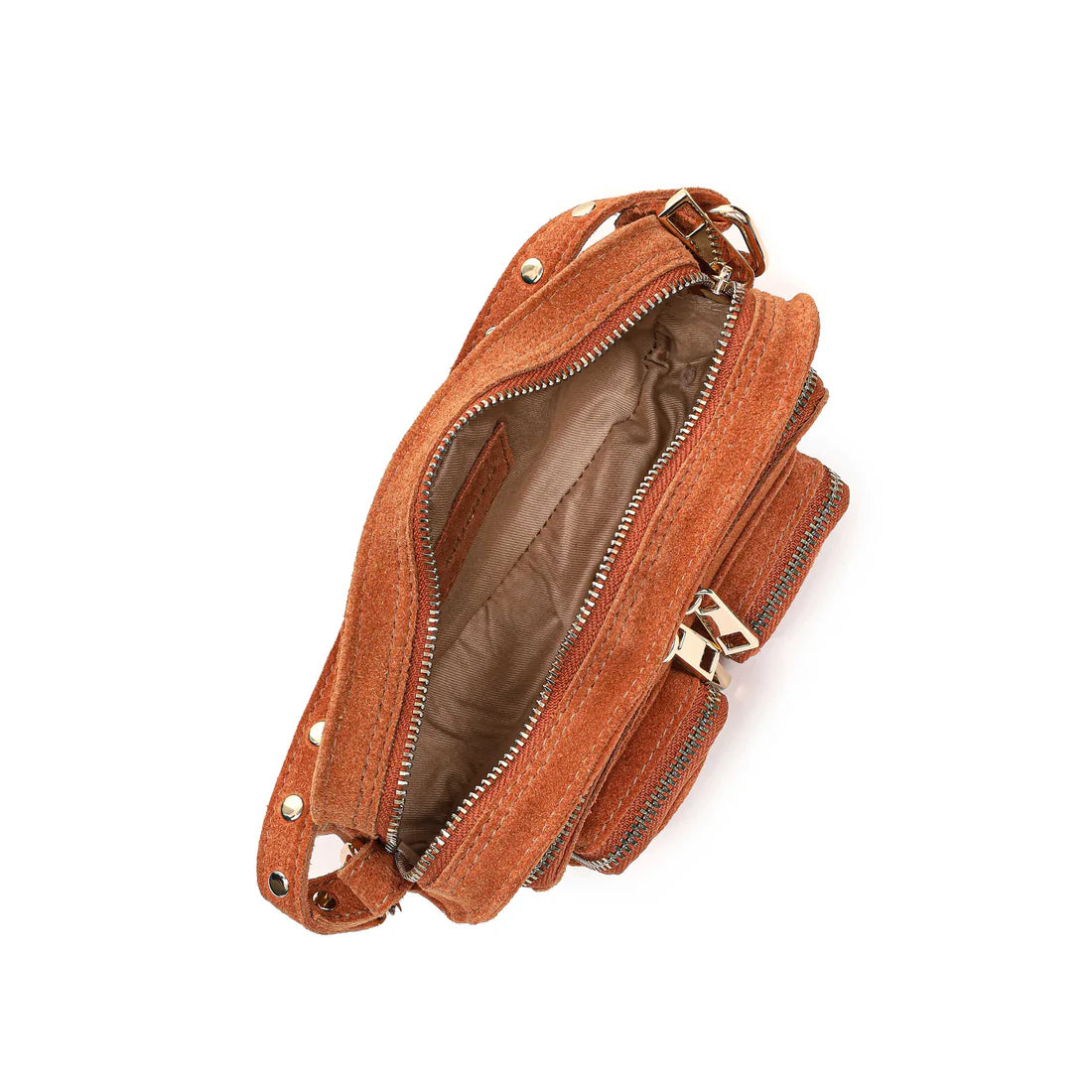 Helena chain handbag Suede Toffee