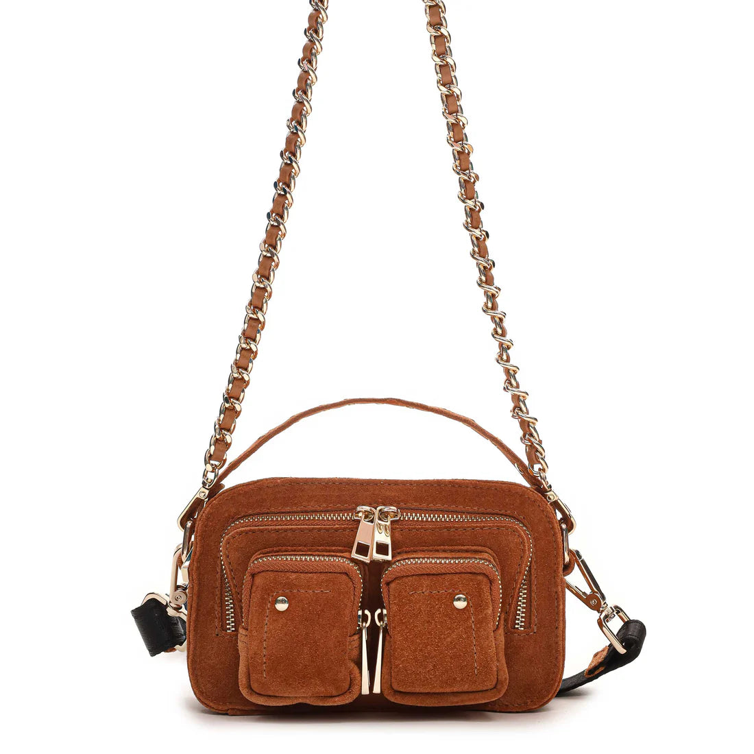 Helena chain handbag Suede Toffee