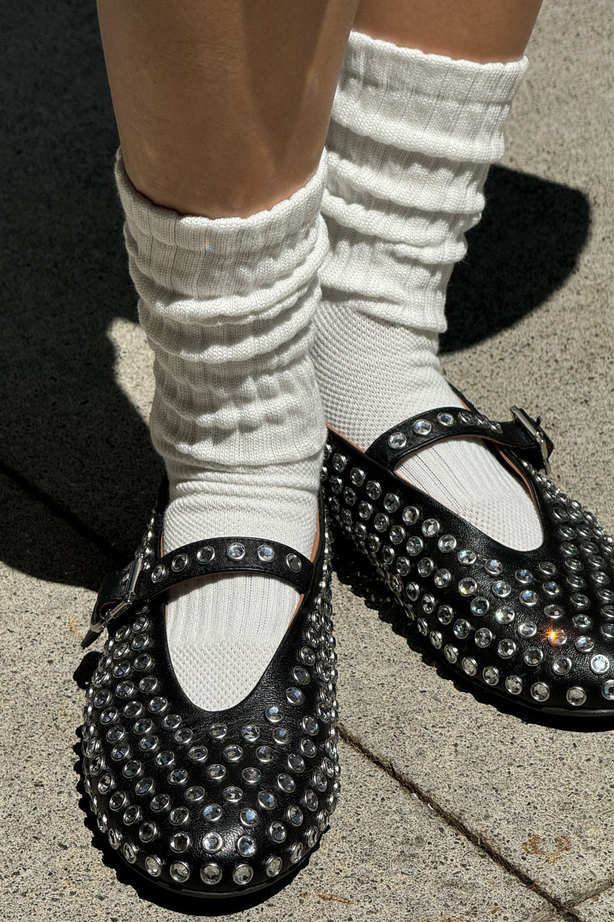 Ballet white socks