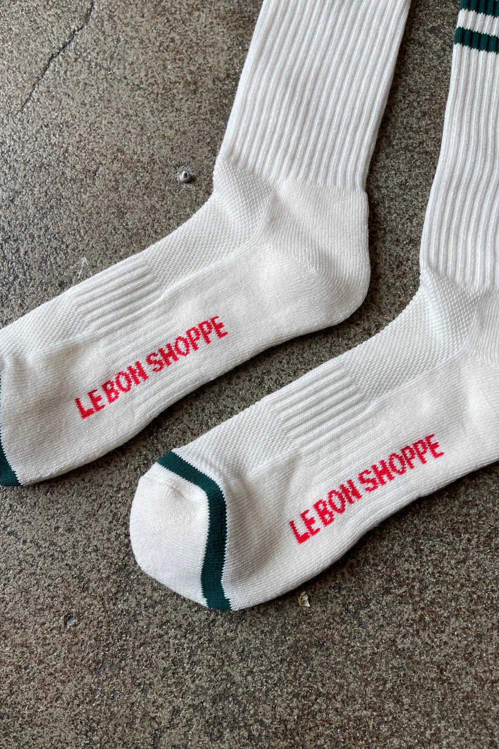 Boyfriend extended socks - Parchment