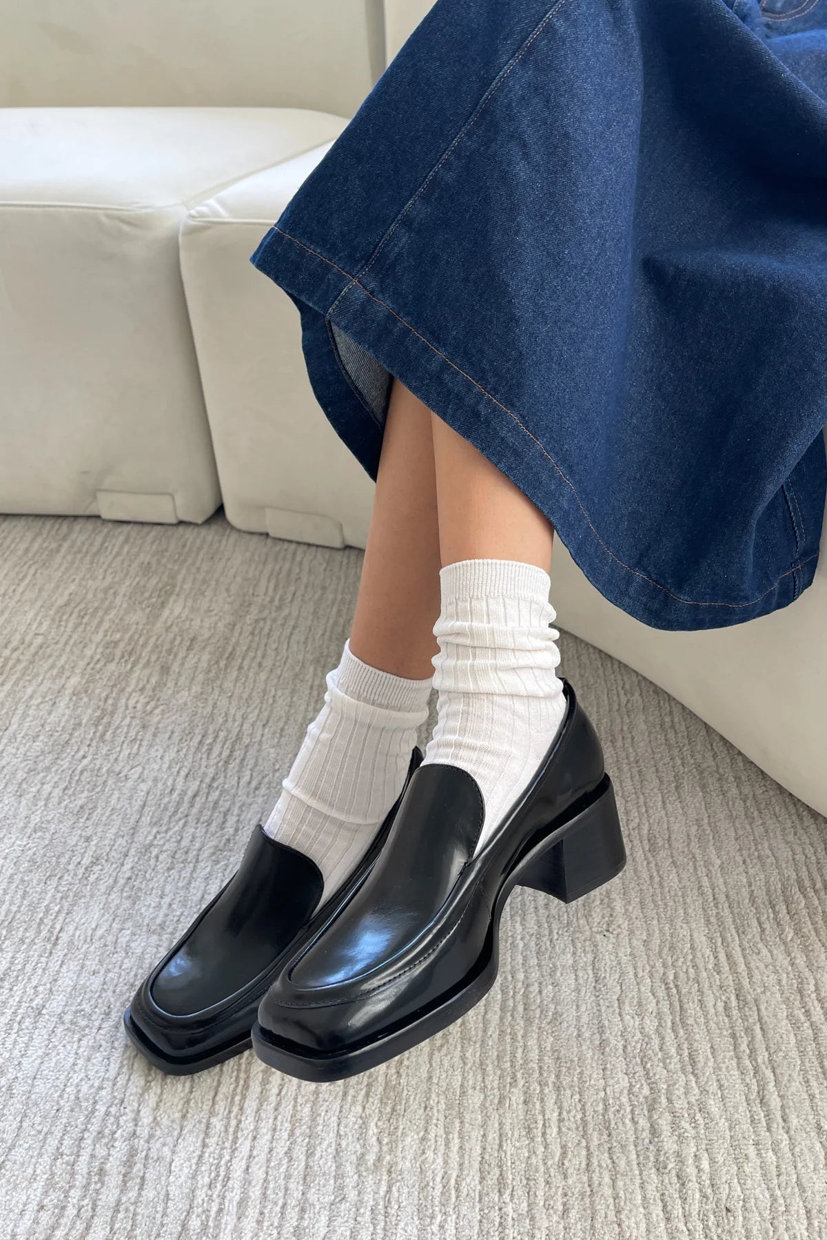 Her white socks