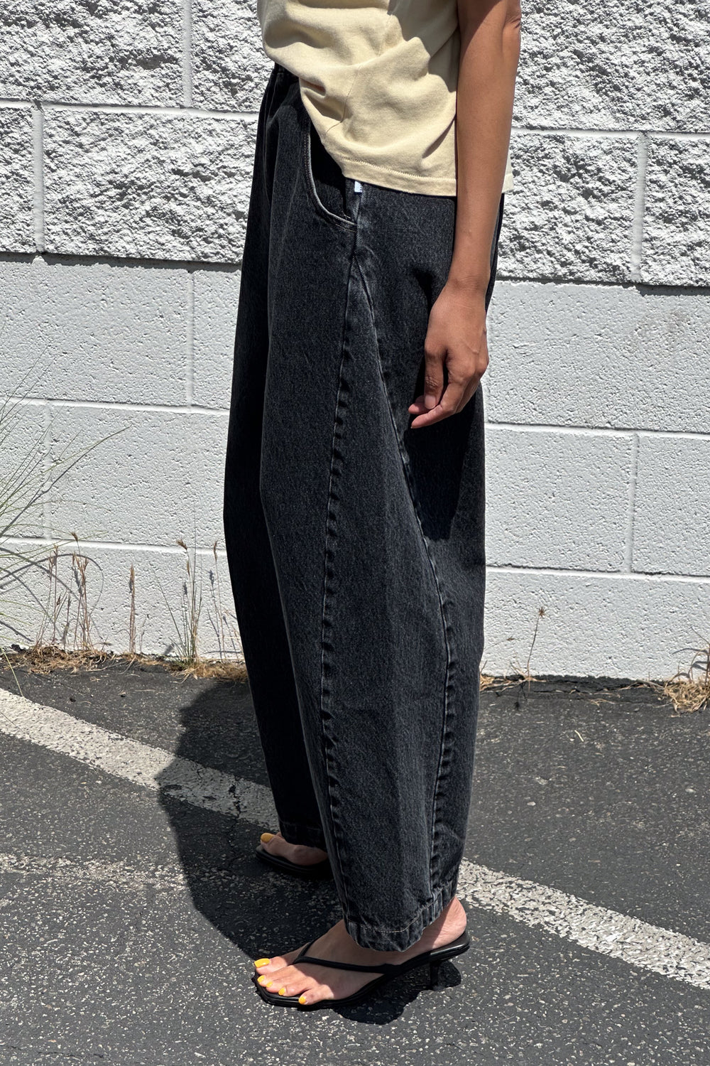 Arc black denim pants