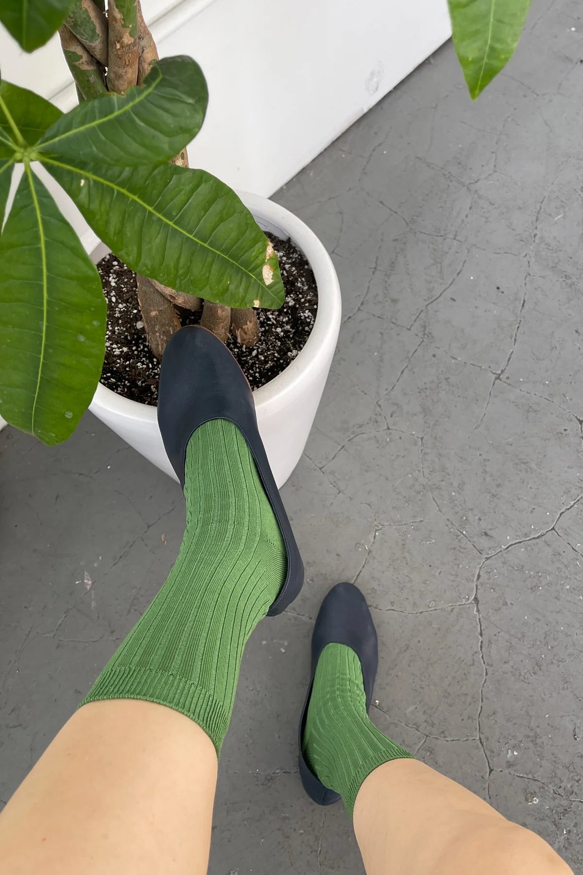 Her jade socks